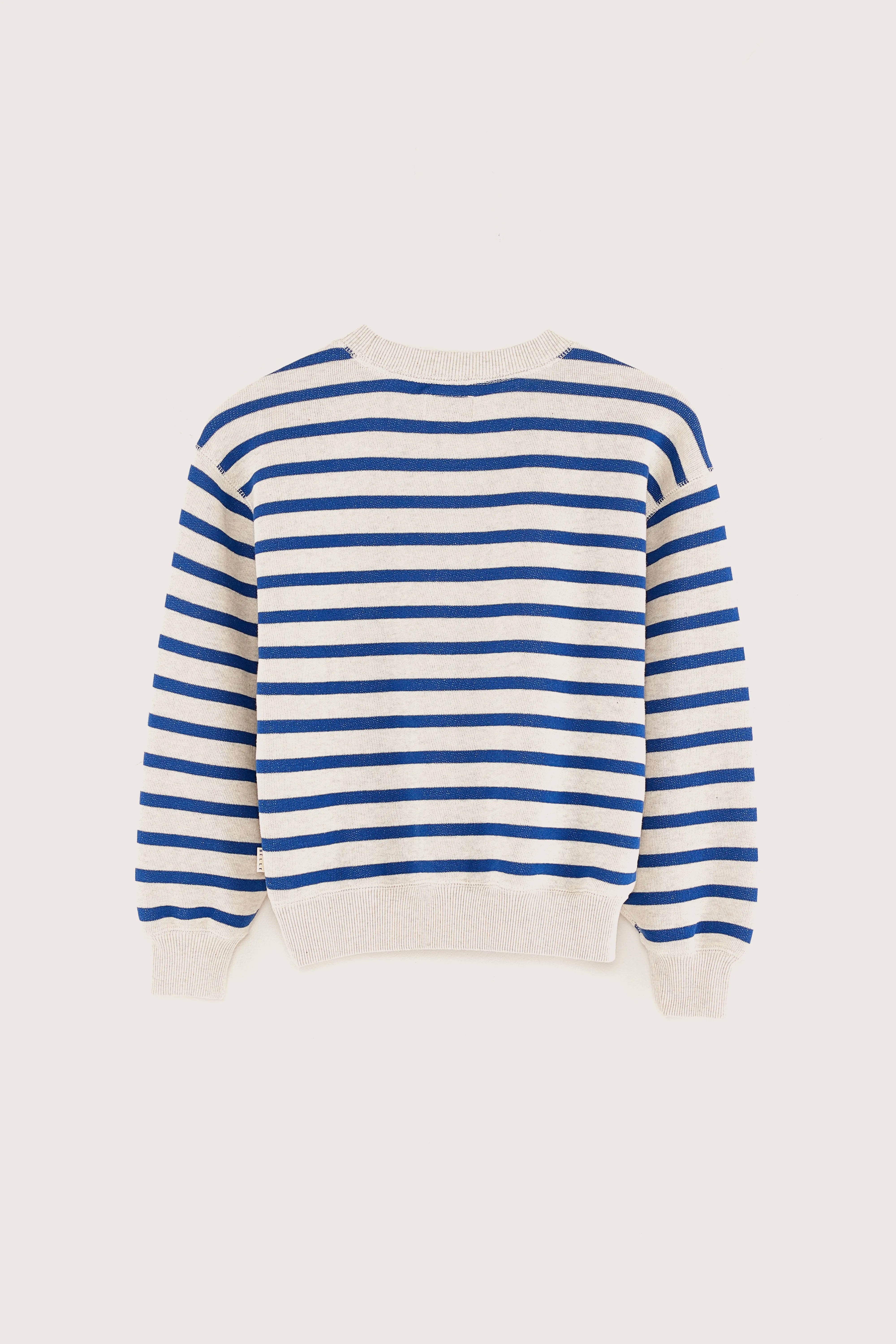 Fadol Crewneck Sweatshirt - Blue jeans / Oyster For Girls | Bellerose