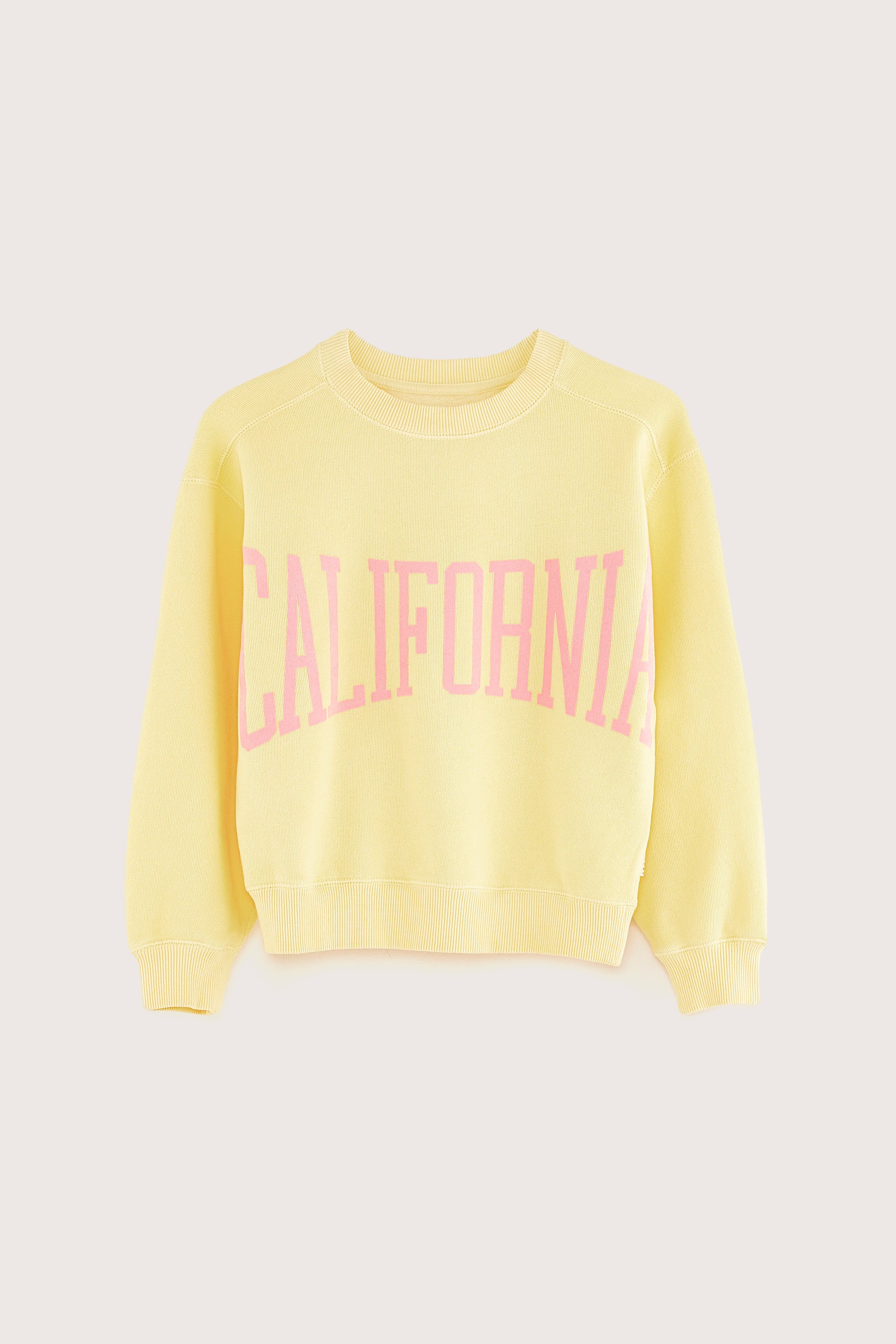 Sweatshirt Col Rond Fadol - French vanilla / Marshmallow Pour Fille | Bellerose