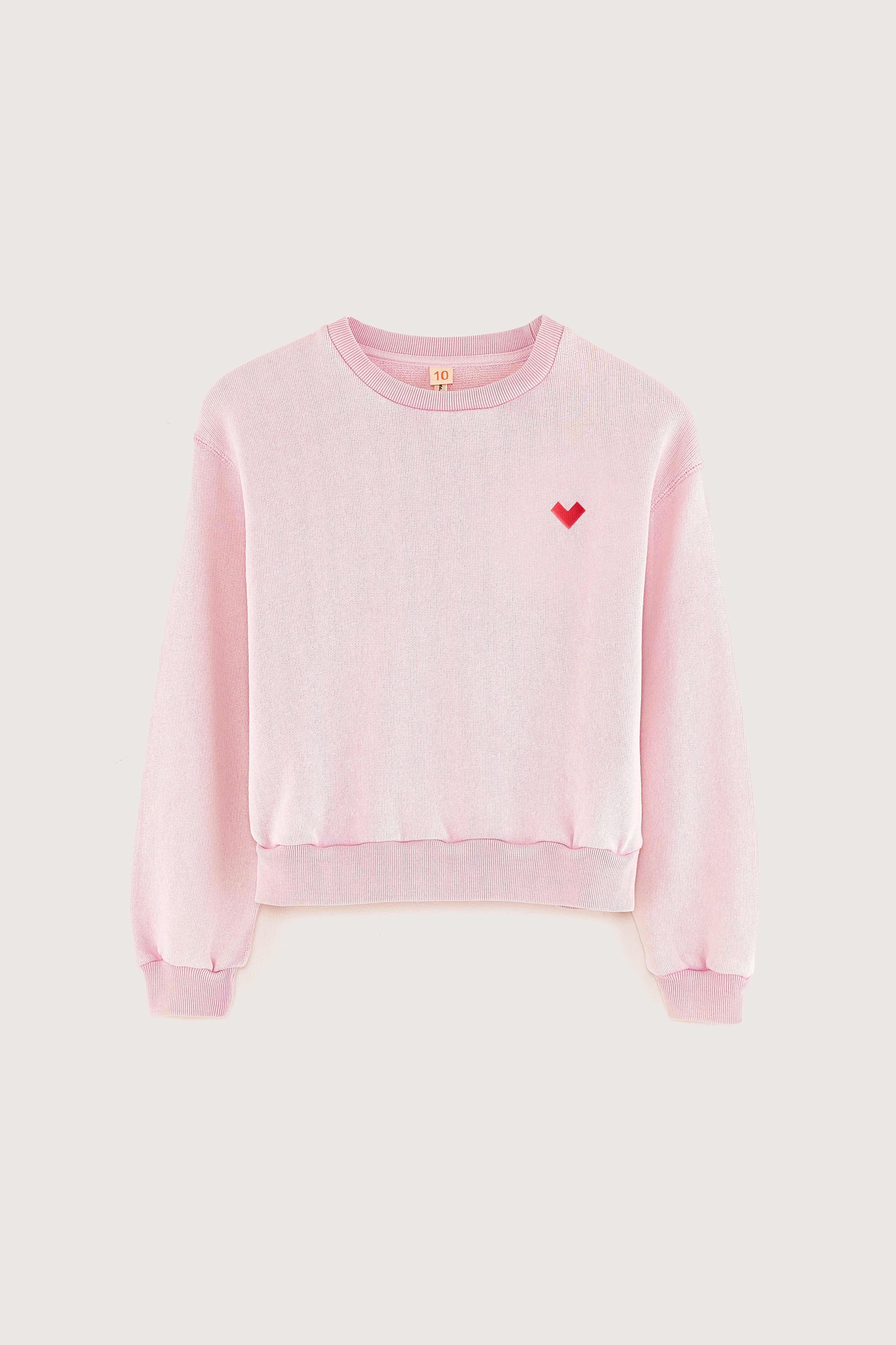 Sweatshirt col rond Fanzi (251 / G / MARSHMALLOW)
