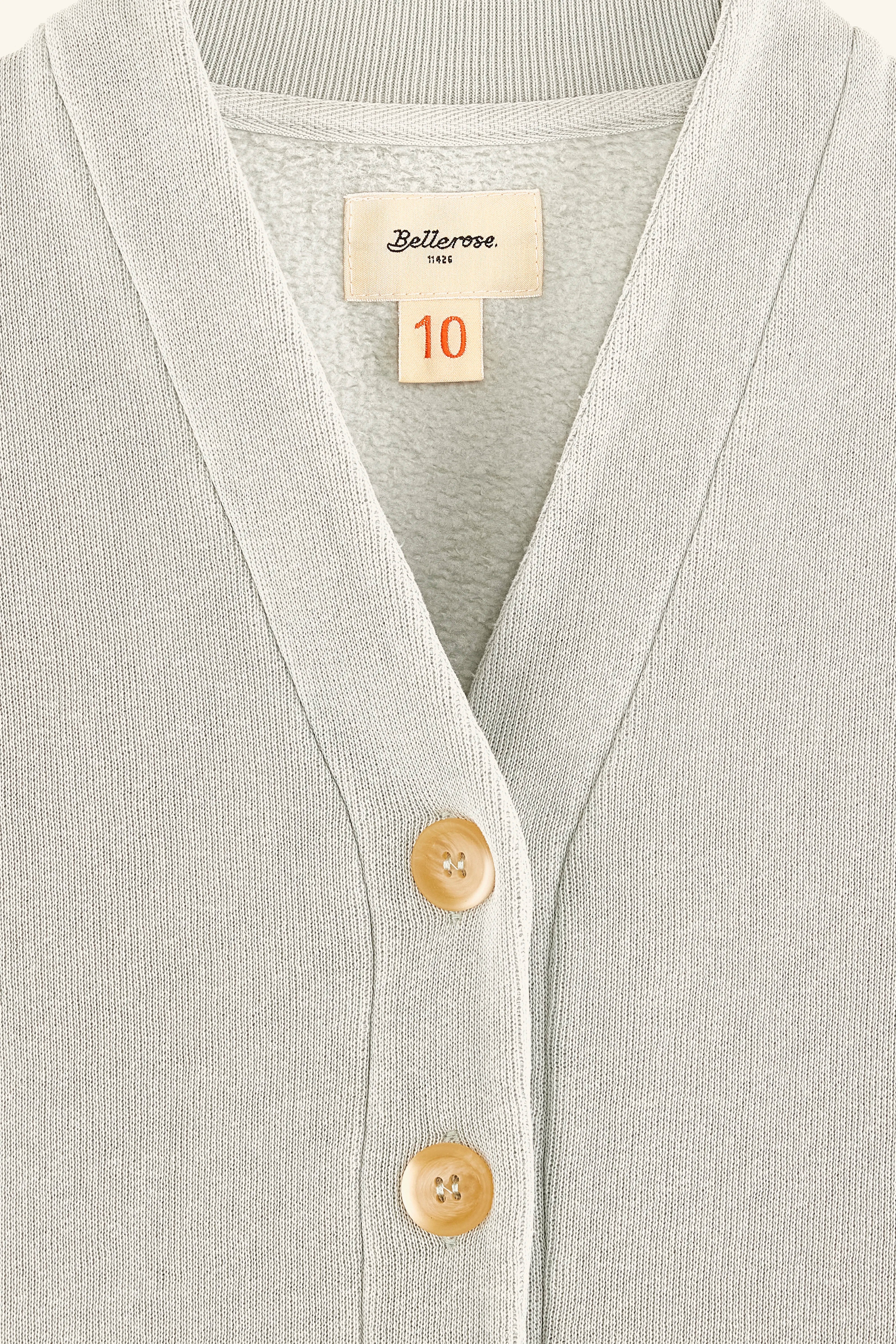 Cardigan col V Fomp (251 / G / AQUA)