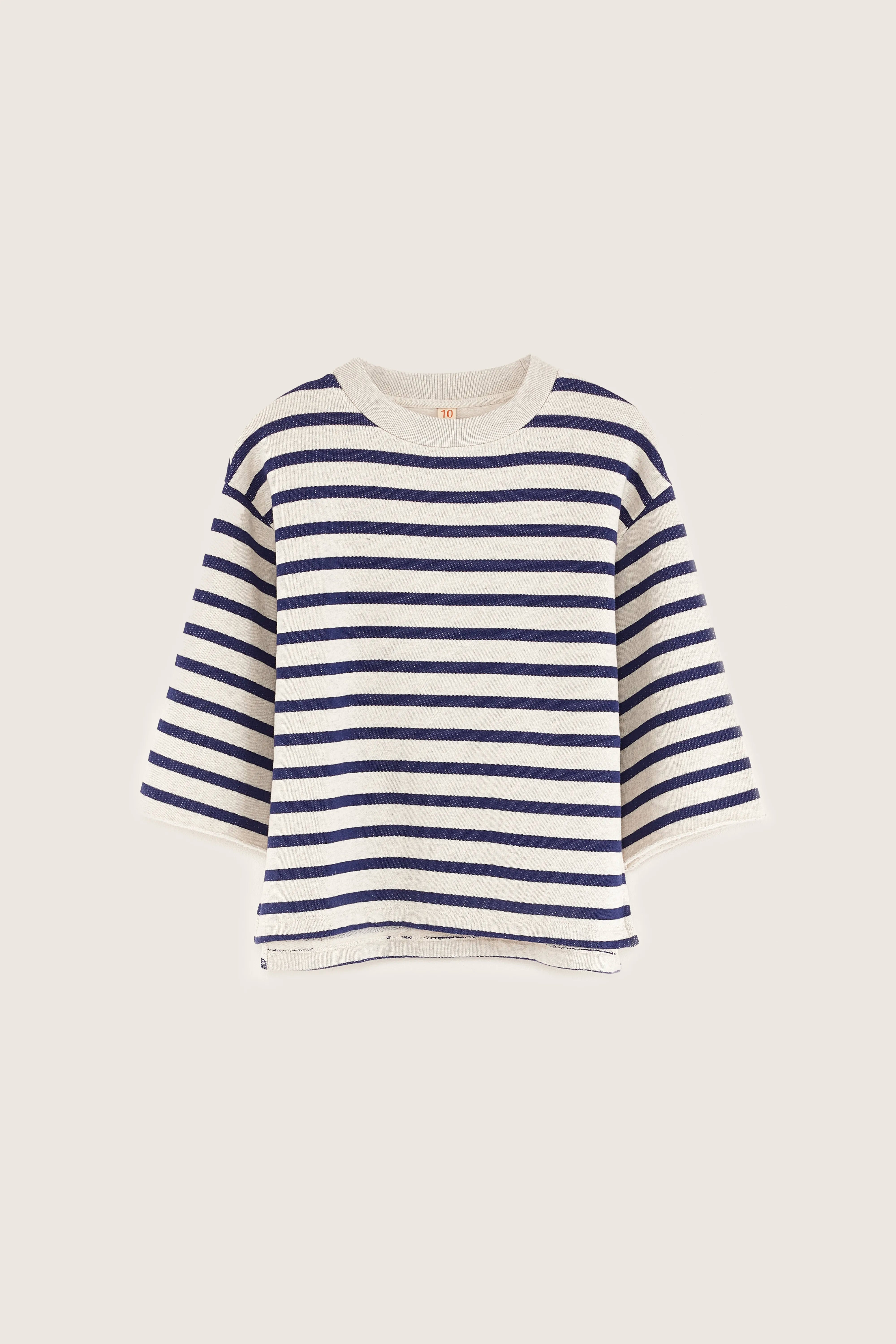 Foppie Sweatshirt Dress - Blue jeans / Oyster For Girls | Bellerose