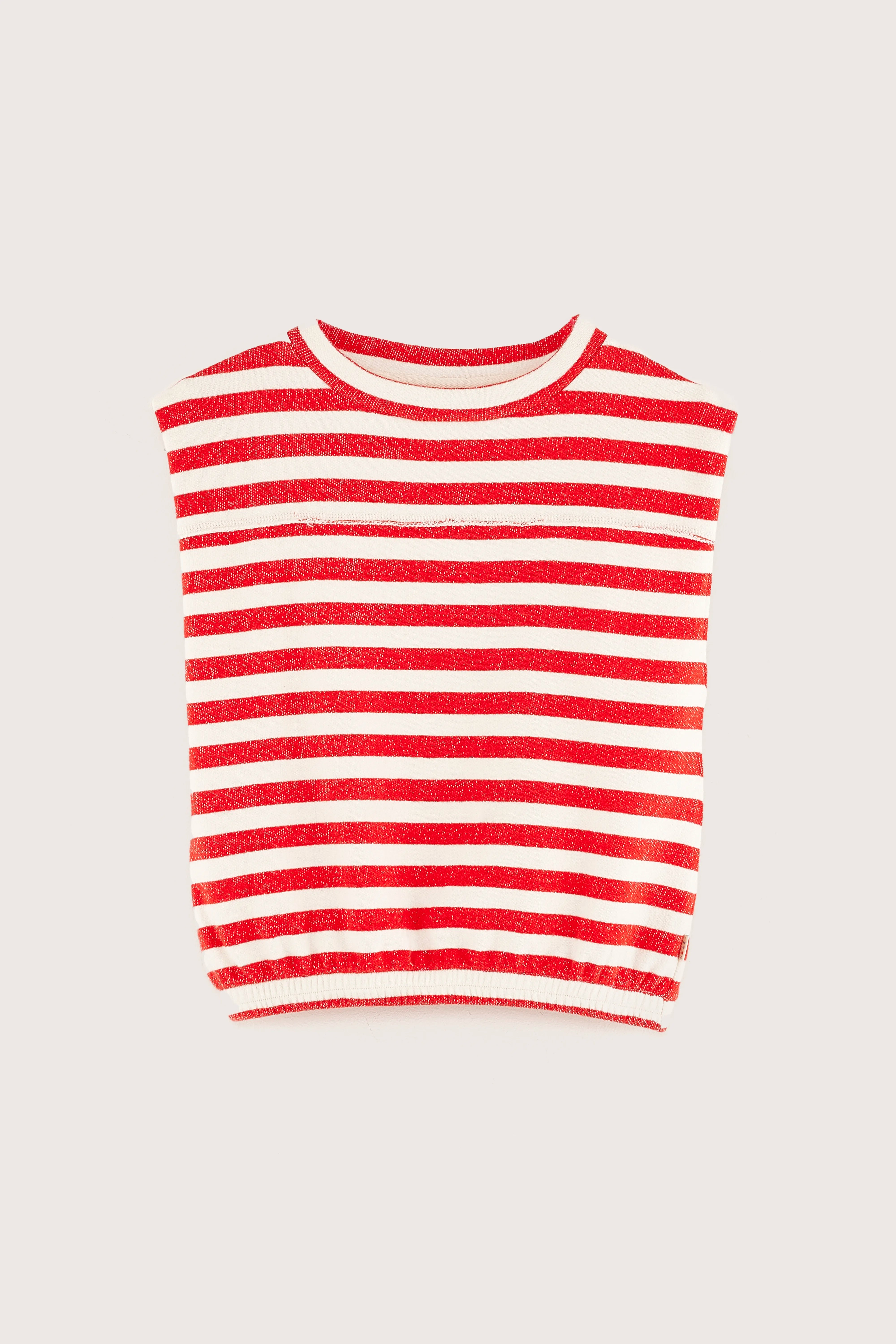 Fadil Sleeveless Sweatshirt - Massai red / Whisper For Girls | Bellerose