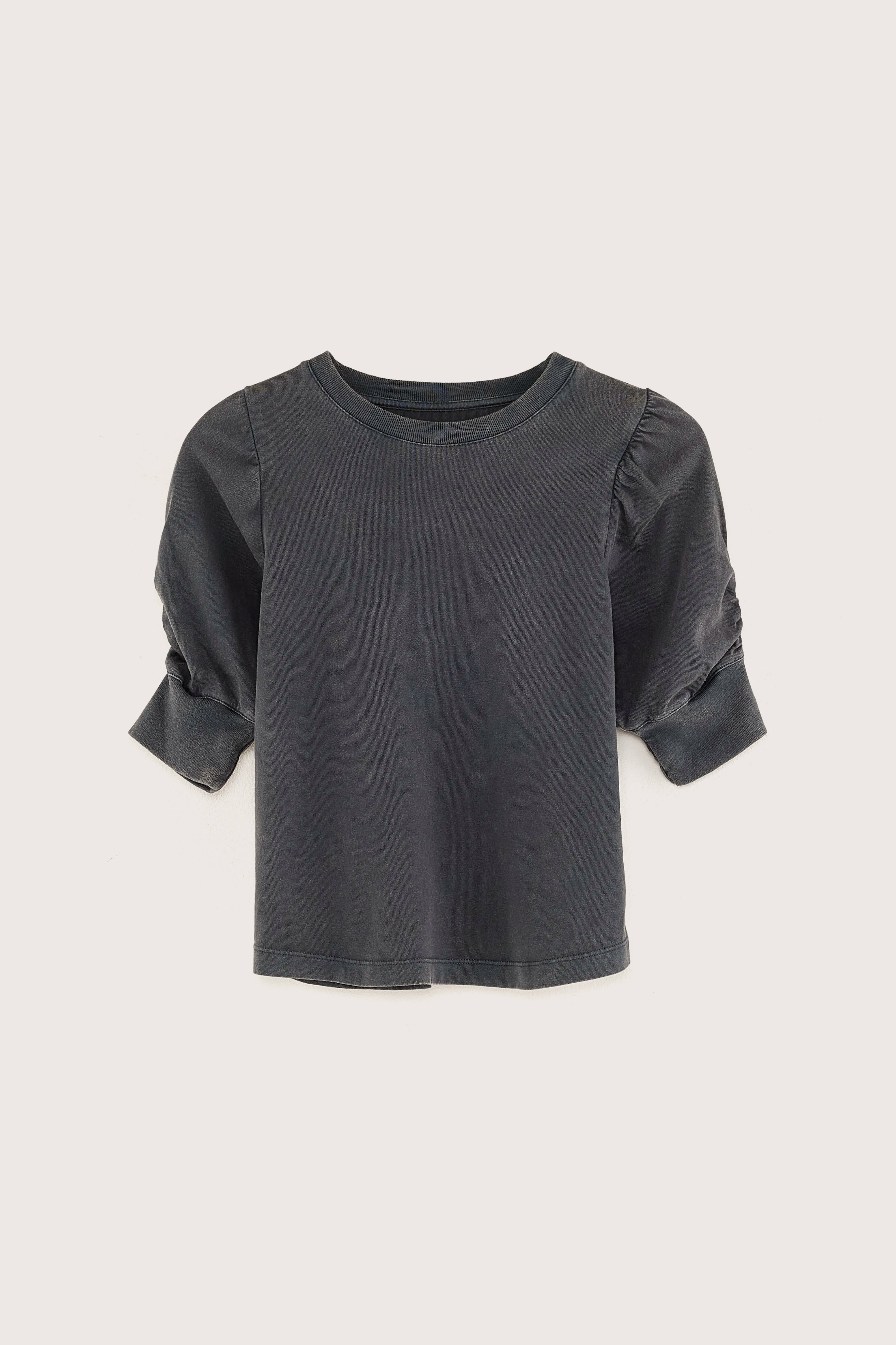 Vrame T-shirt Met Korte Mouwen - Black sand Voor Meisjes | Bellerose