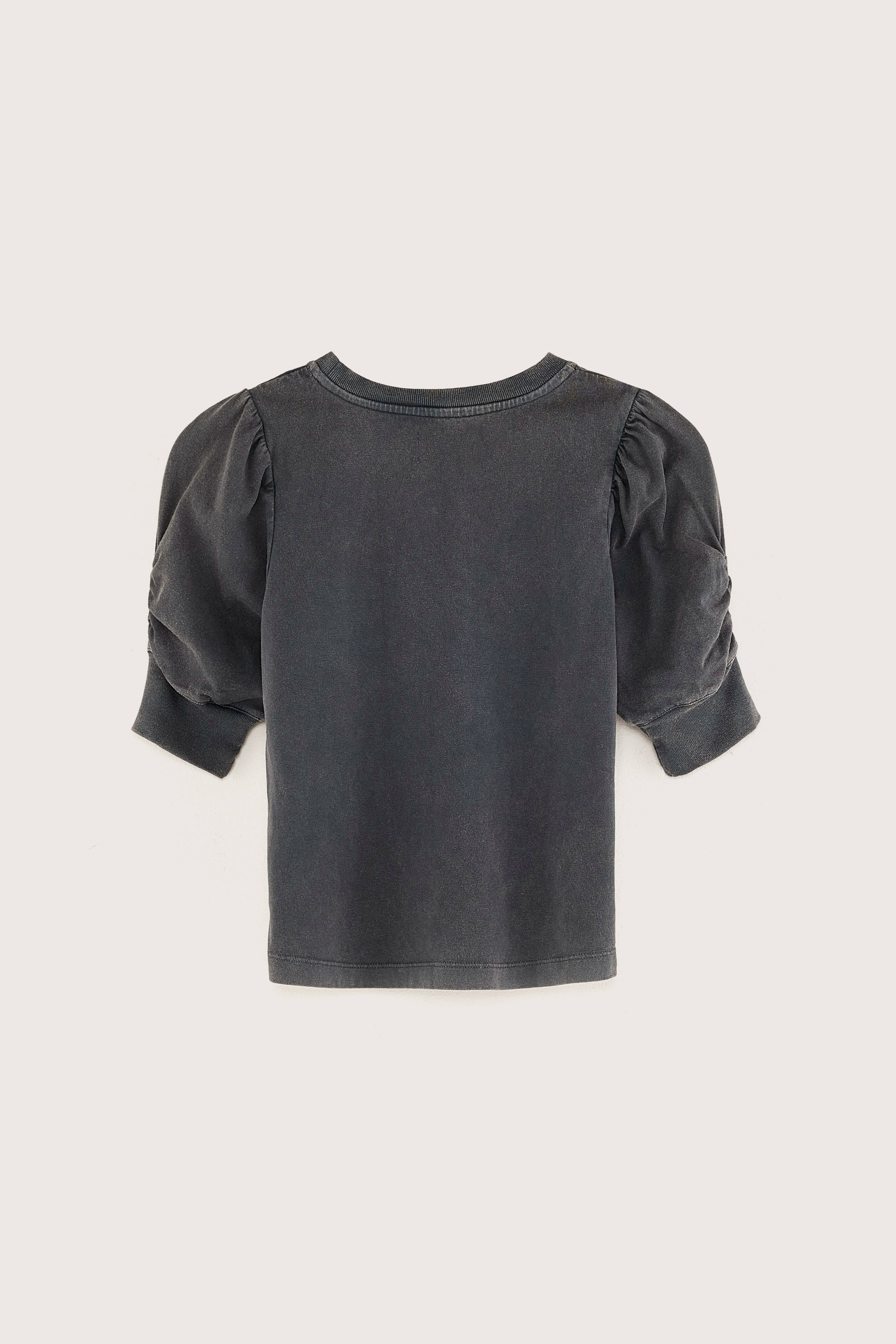 Vrame T-shirt Met Korte Mouwen - Black sand Voor Meisjes | Bellerose