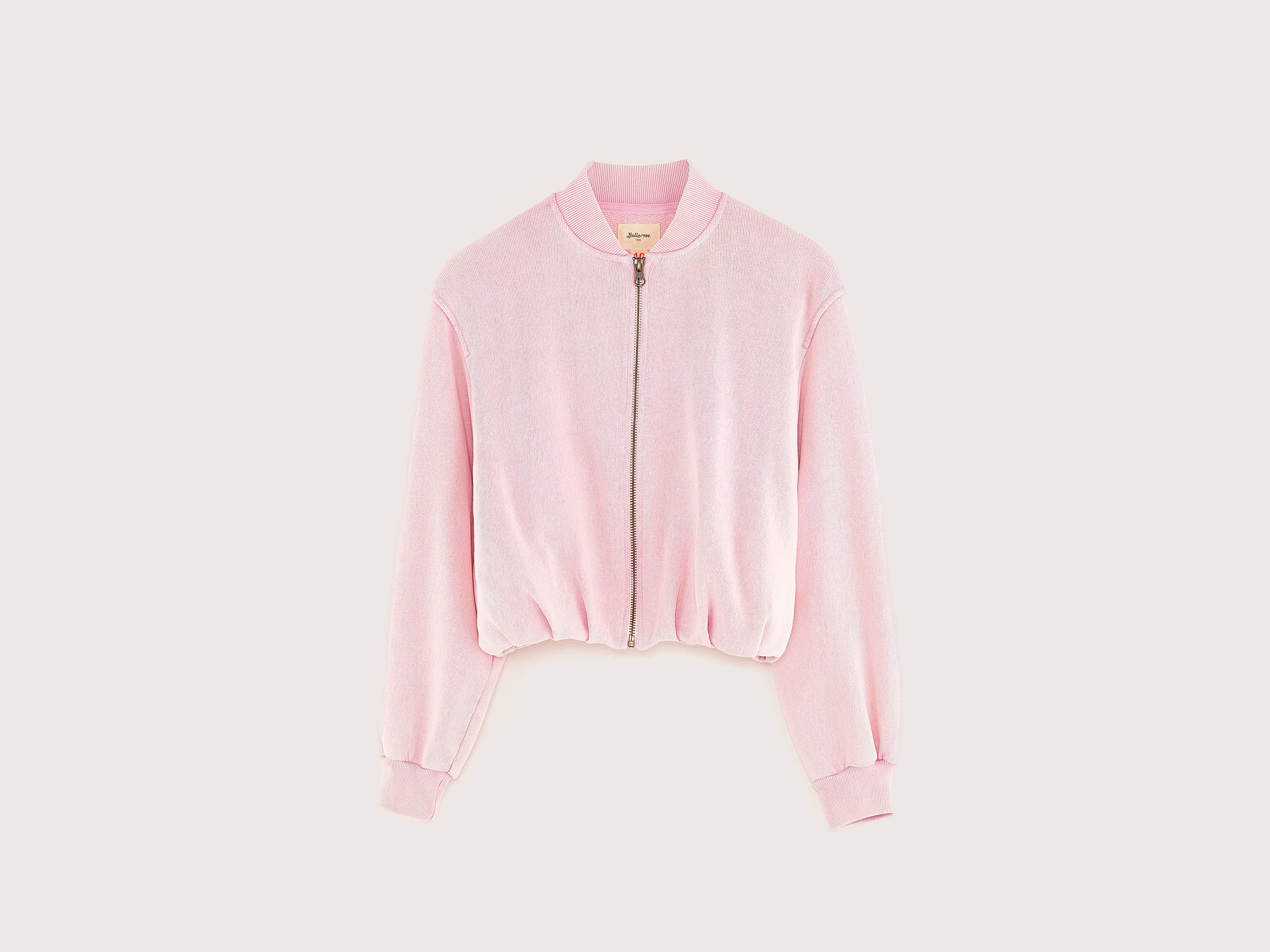 Finess zip-front sweatshirt (251 / G / MARSHMALLOW)