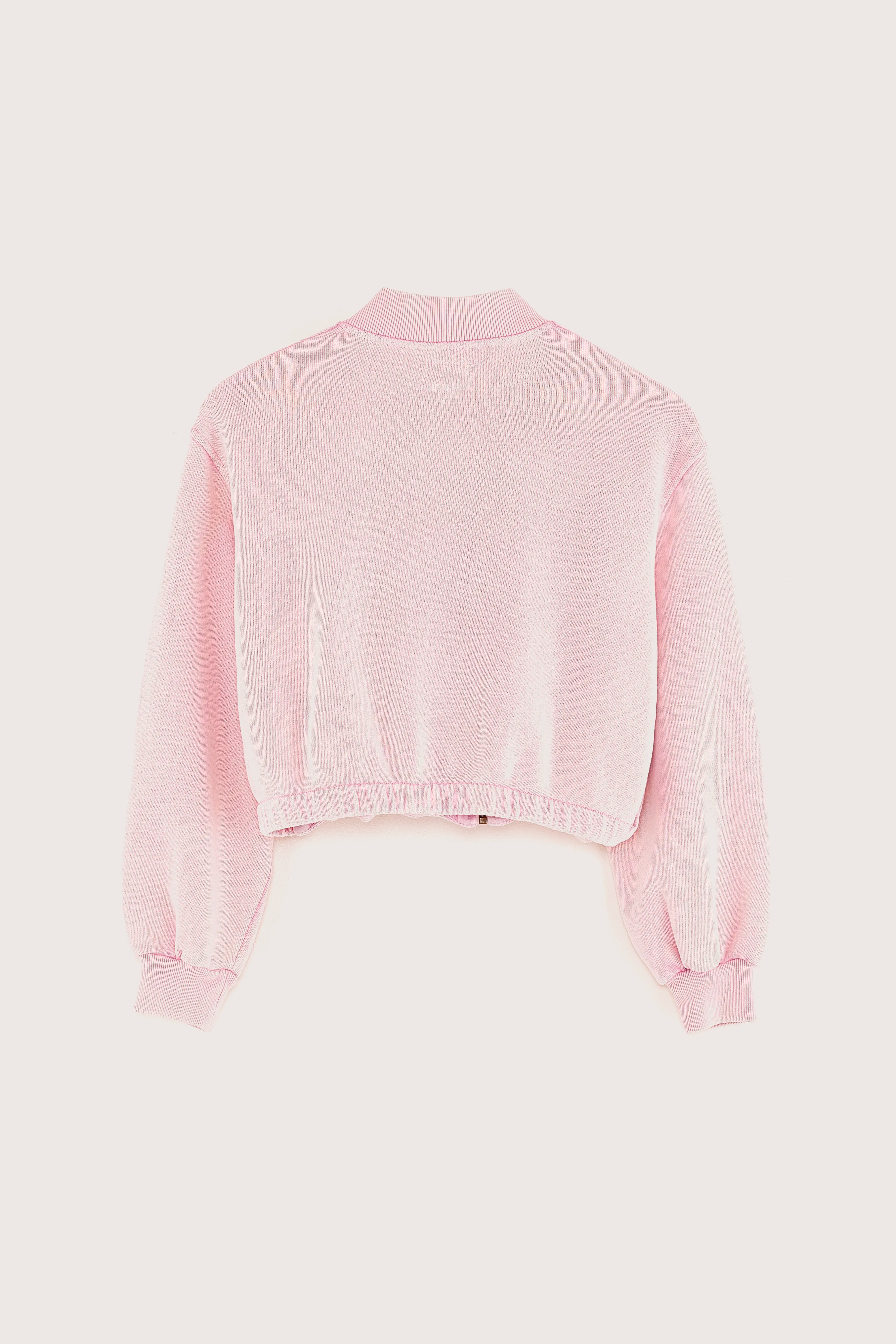 Finess Sweatshirt Met Rits - Marshmallow Voor Meisjes | Bellerose