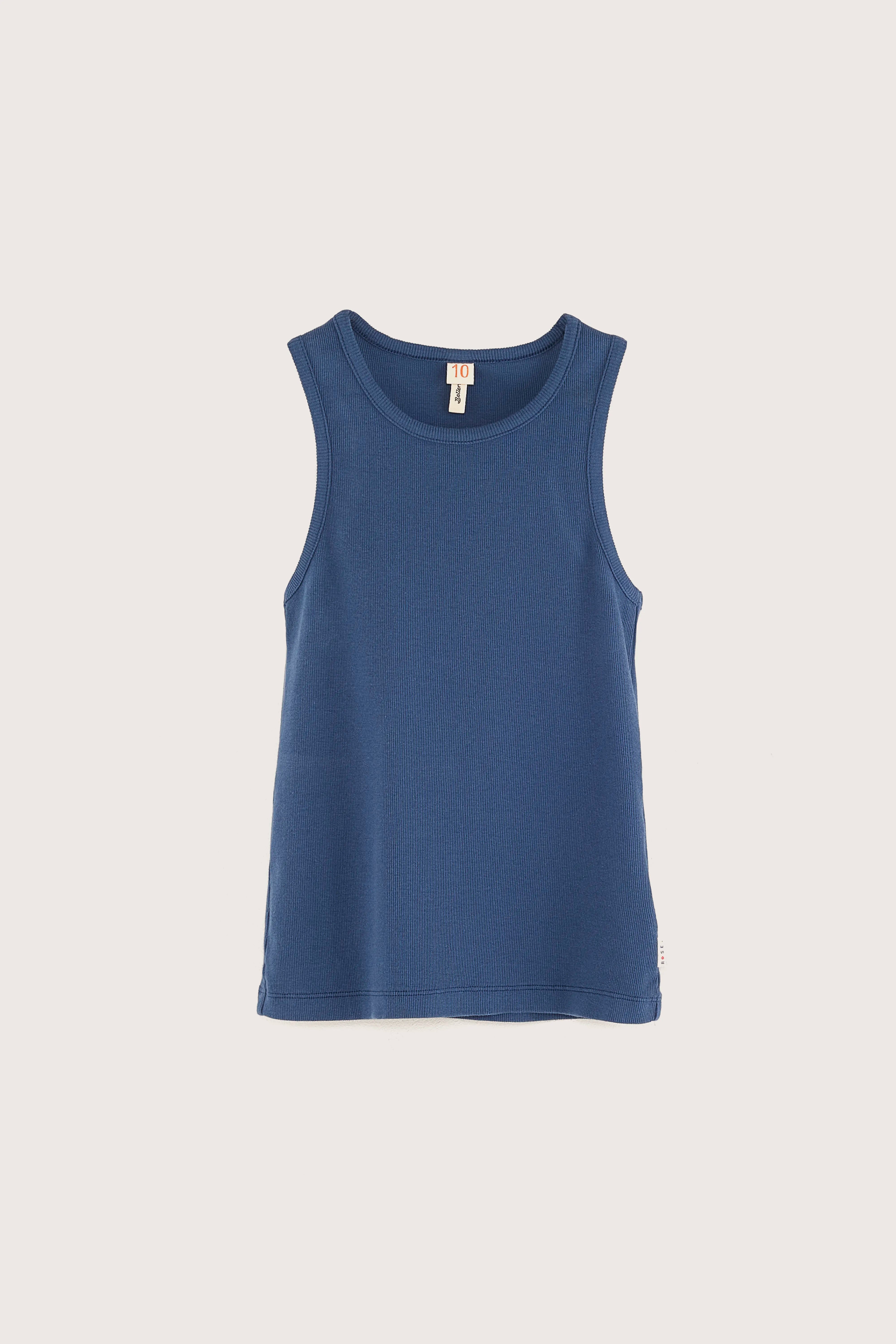 Famu sleeveless tank top (251 / G / BLUE JEANS)