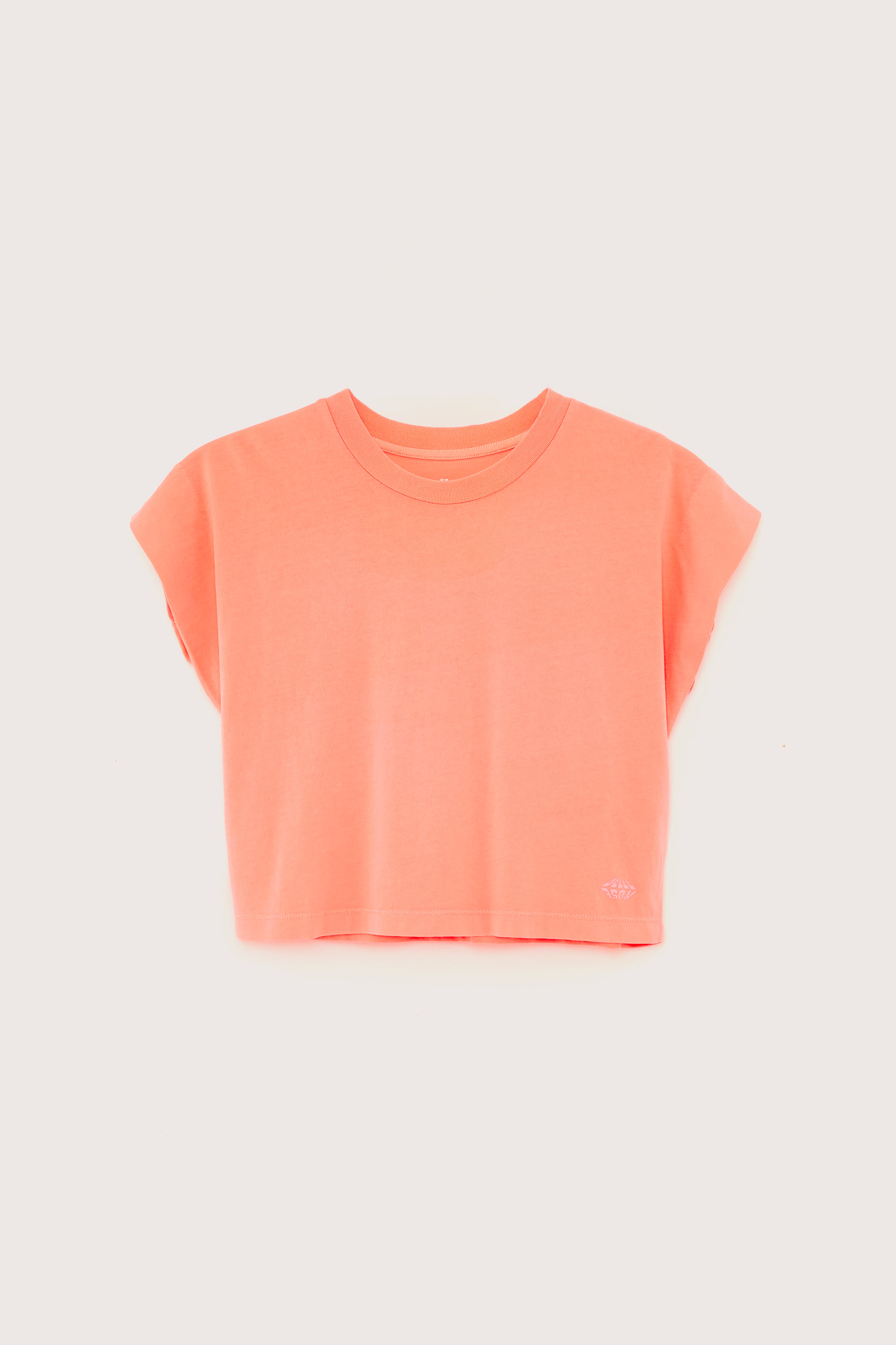 Crom Cropped Tank Top - Flash wash For Girls | Bellerose