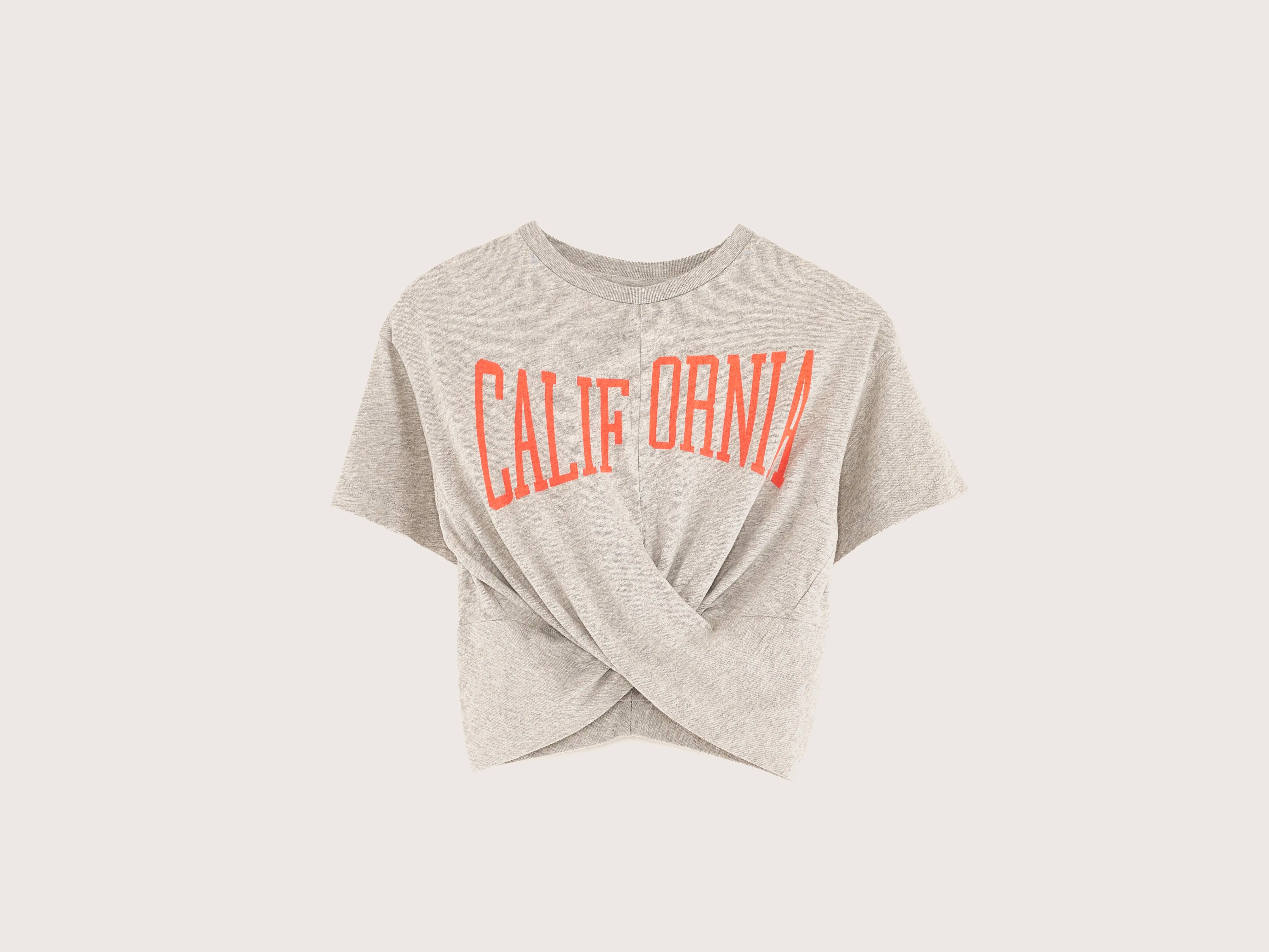 Crissy cross-front t-shirt (251 / G / H. GREY)