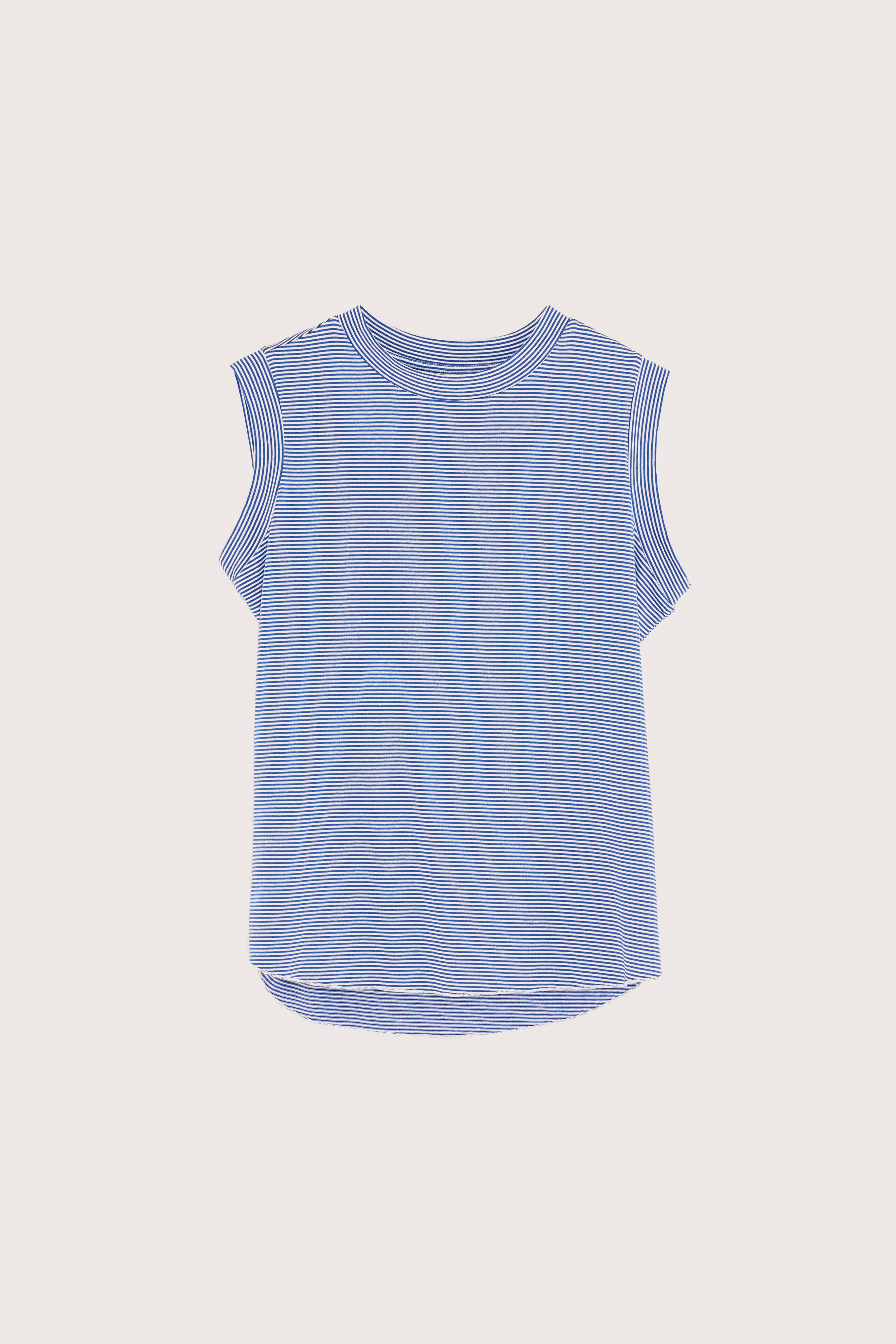 Vamuc Relaxed Tank Top - Touareg / Vintage white For Girls | Bellerose