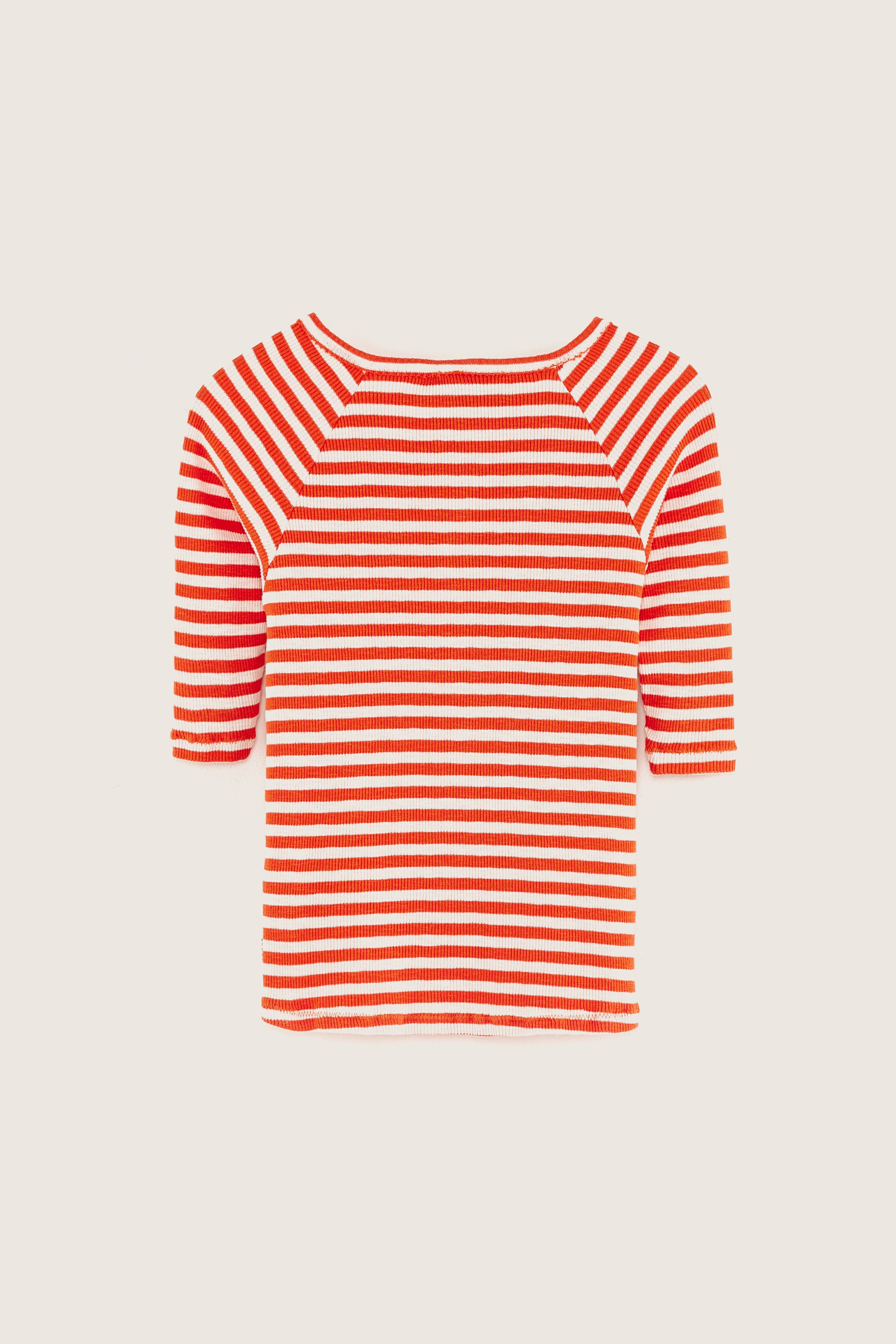 Flipper Slim T-shirt - Massai red / Whisper For Girls | Bellerose