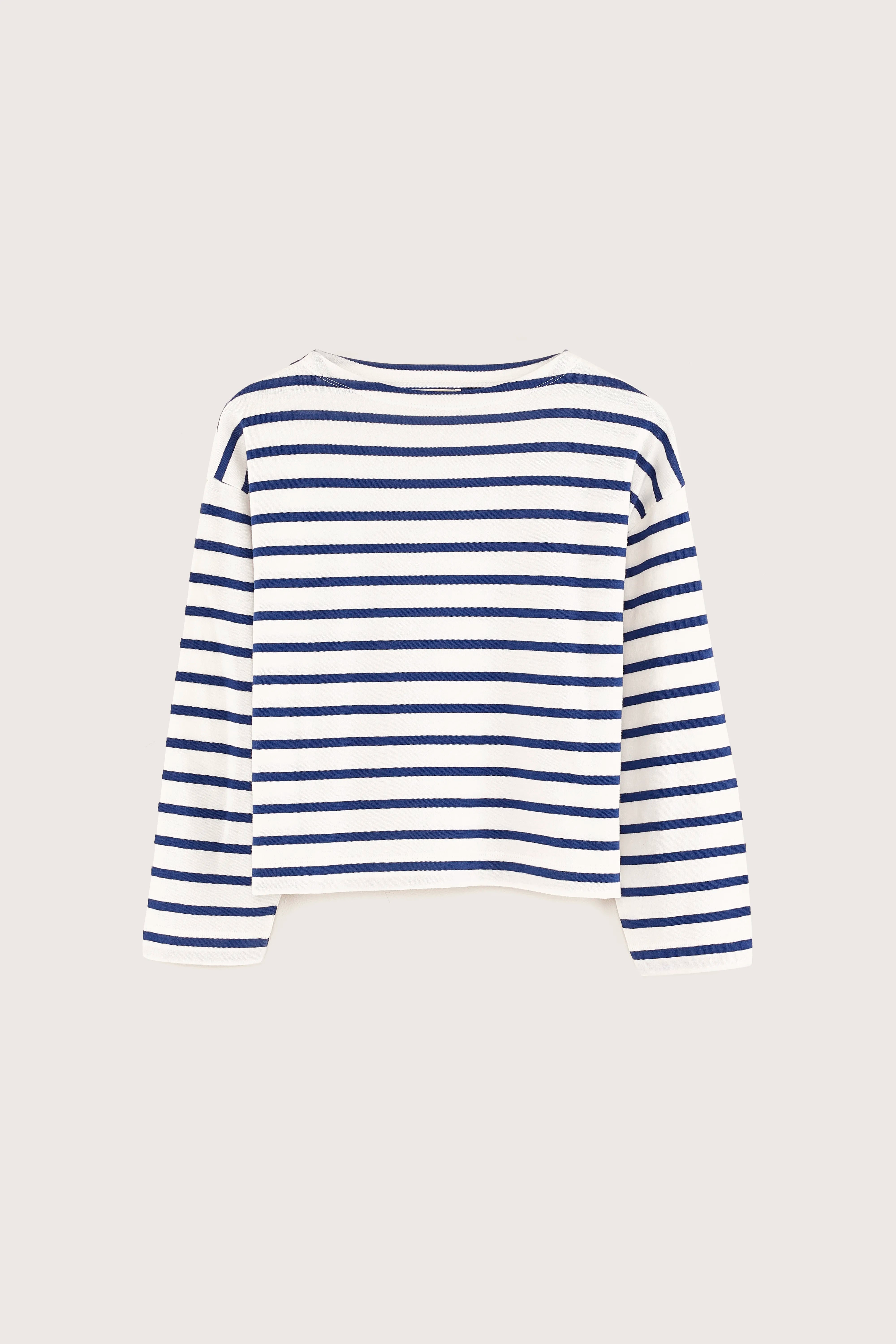 Vailor Klassiek T-shirt - Blue jeans / Ecru Voor Meisjes | Bellerose