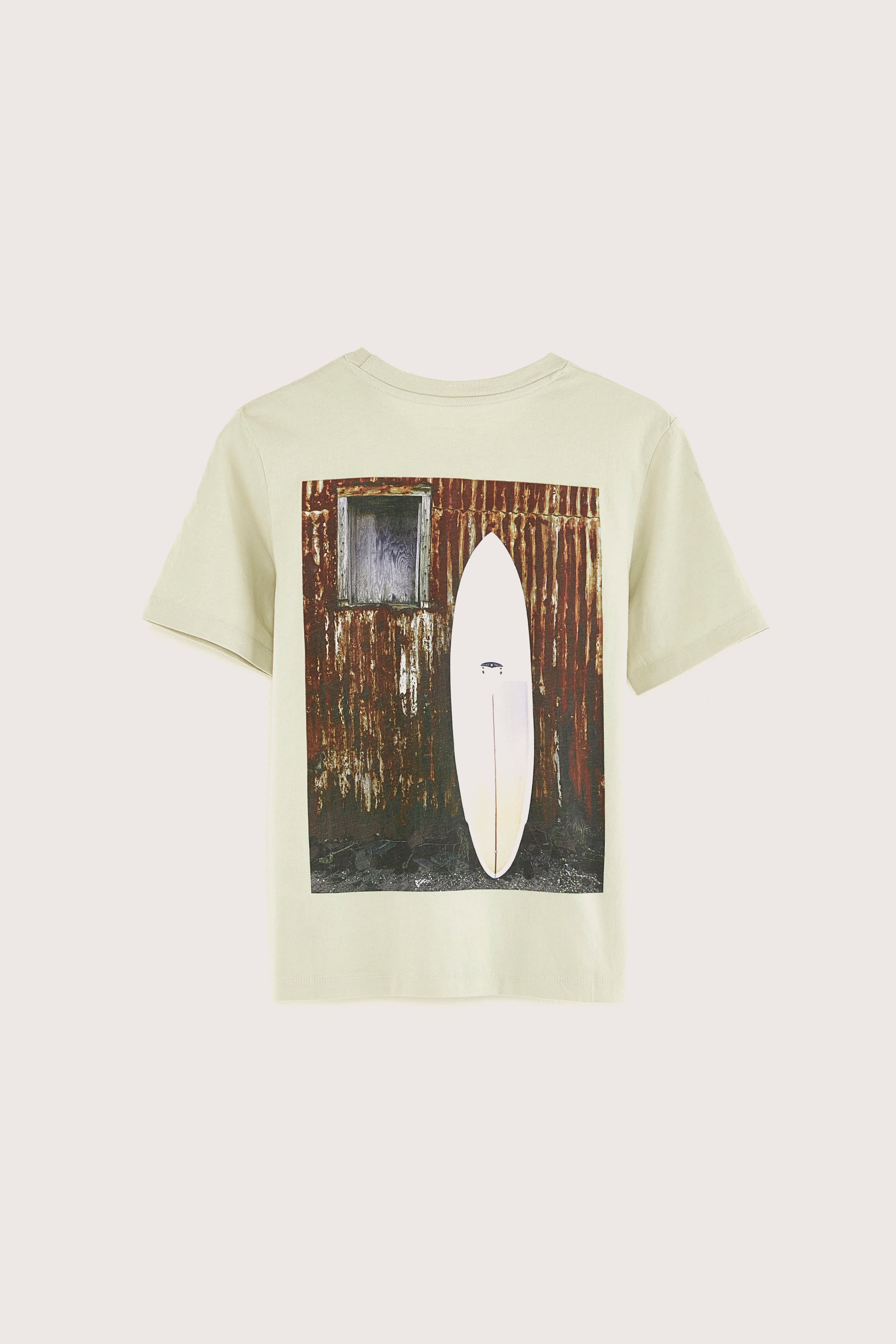 Kenny T-shirt Met Korte Mouwen - Coffee / Desert sage Voor Jongens | Bellerose