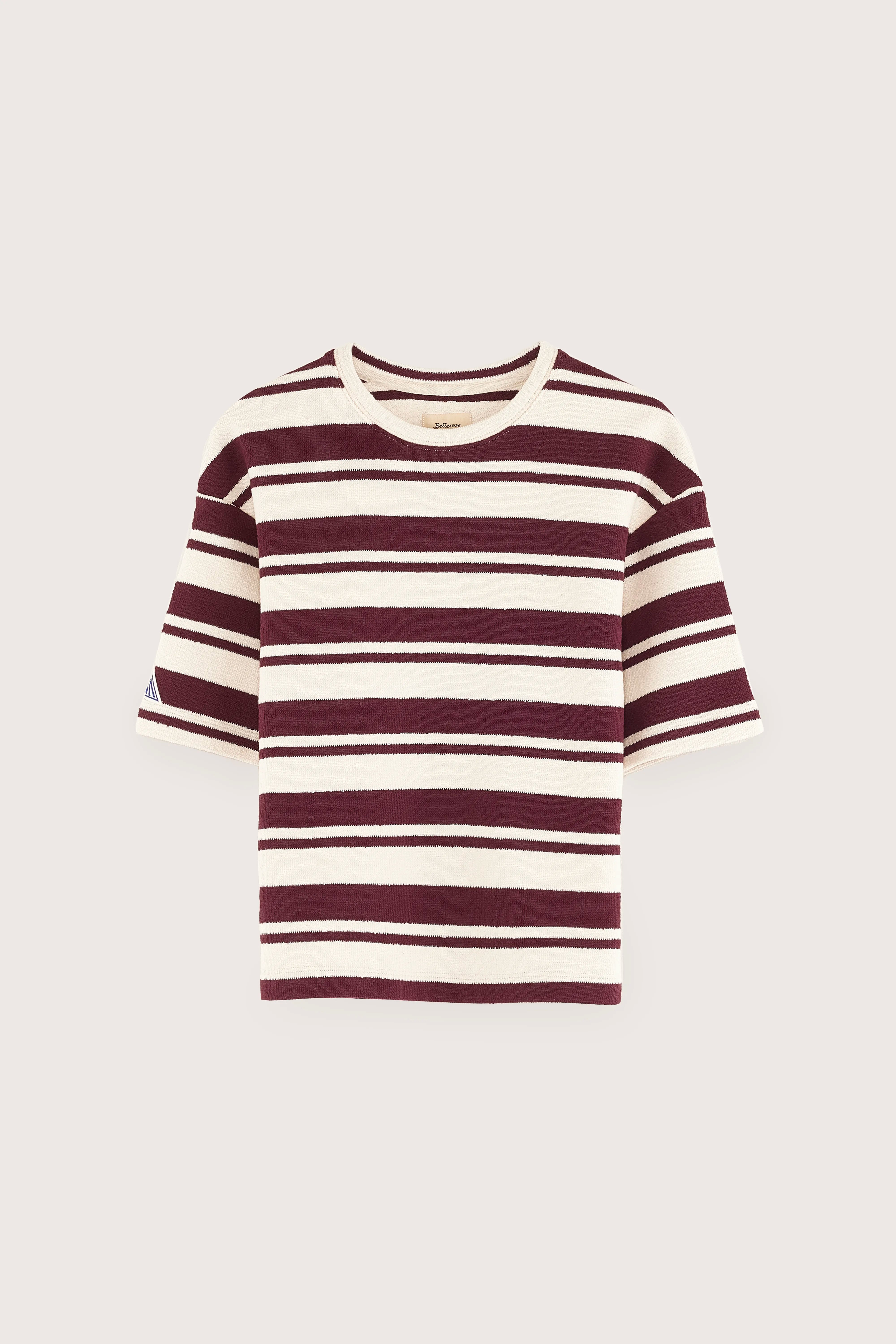 Sine Short-sleeve T-shirt - Grenat / Whisper For Boys | Bellerose