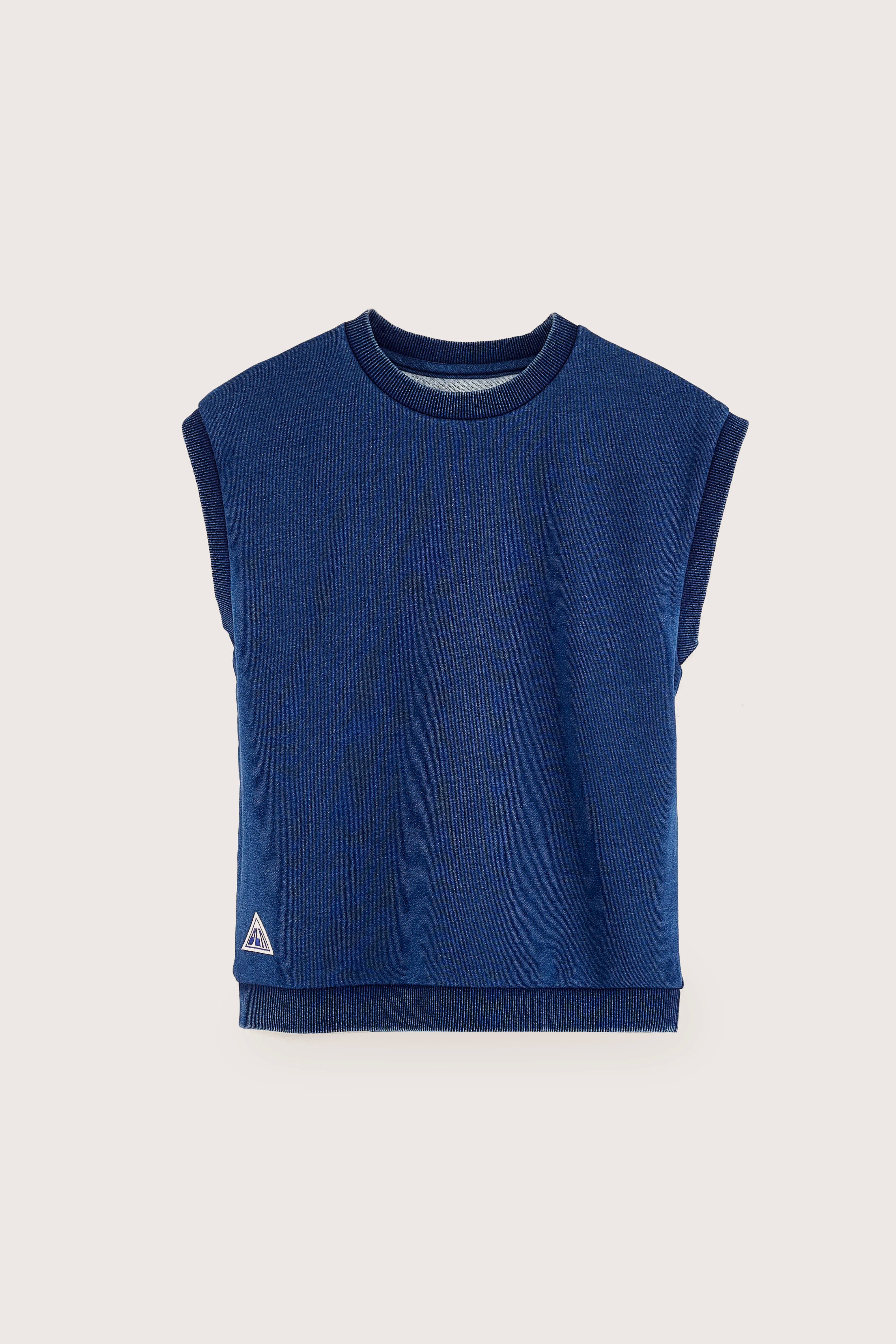 Fagatim Sleeveless Sweatshirt - Indigo For Boys | Bellerose