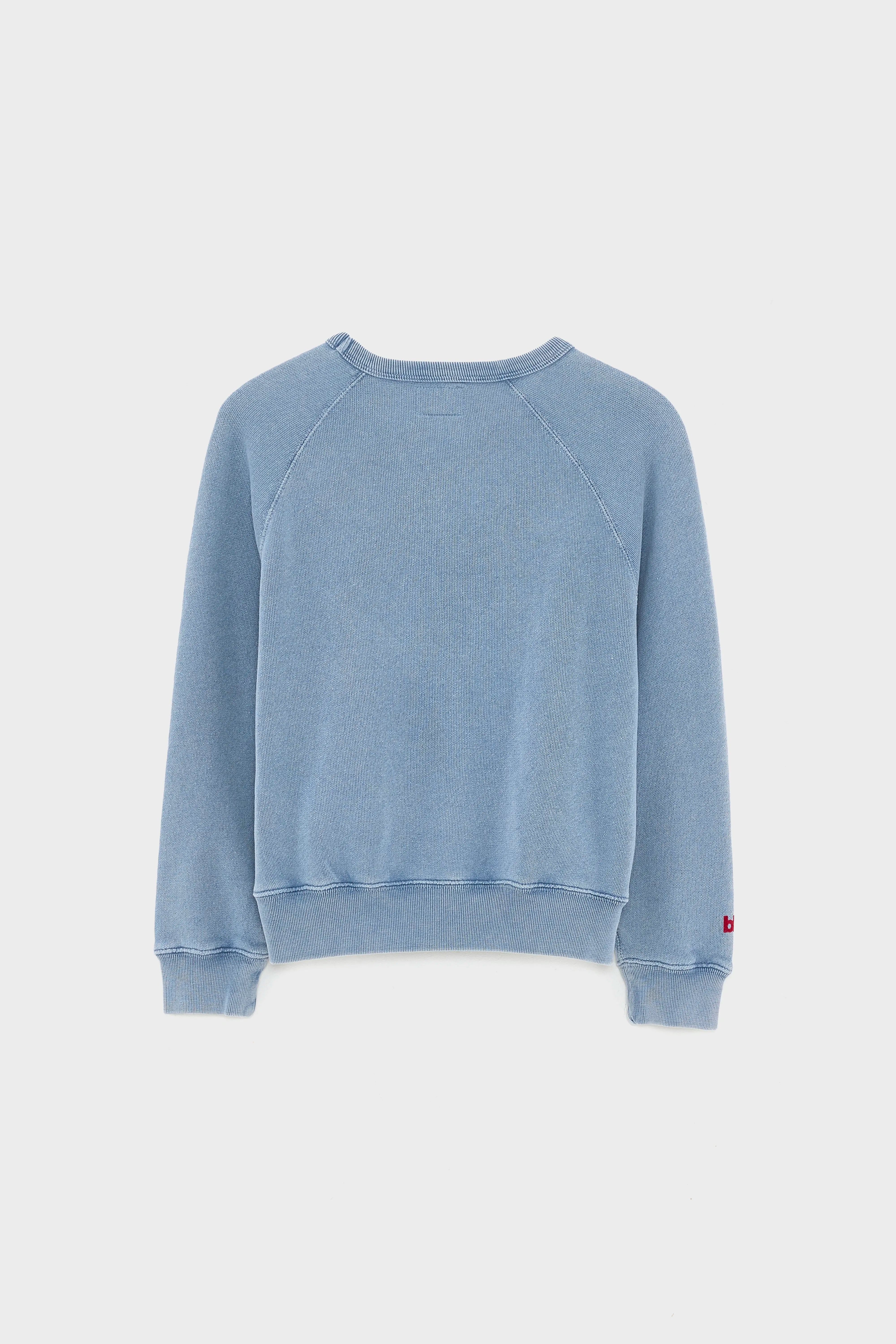 Sweatshirt Col Rond Fagoso - Dark wave Pour Garçon | Bellerose