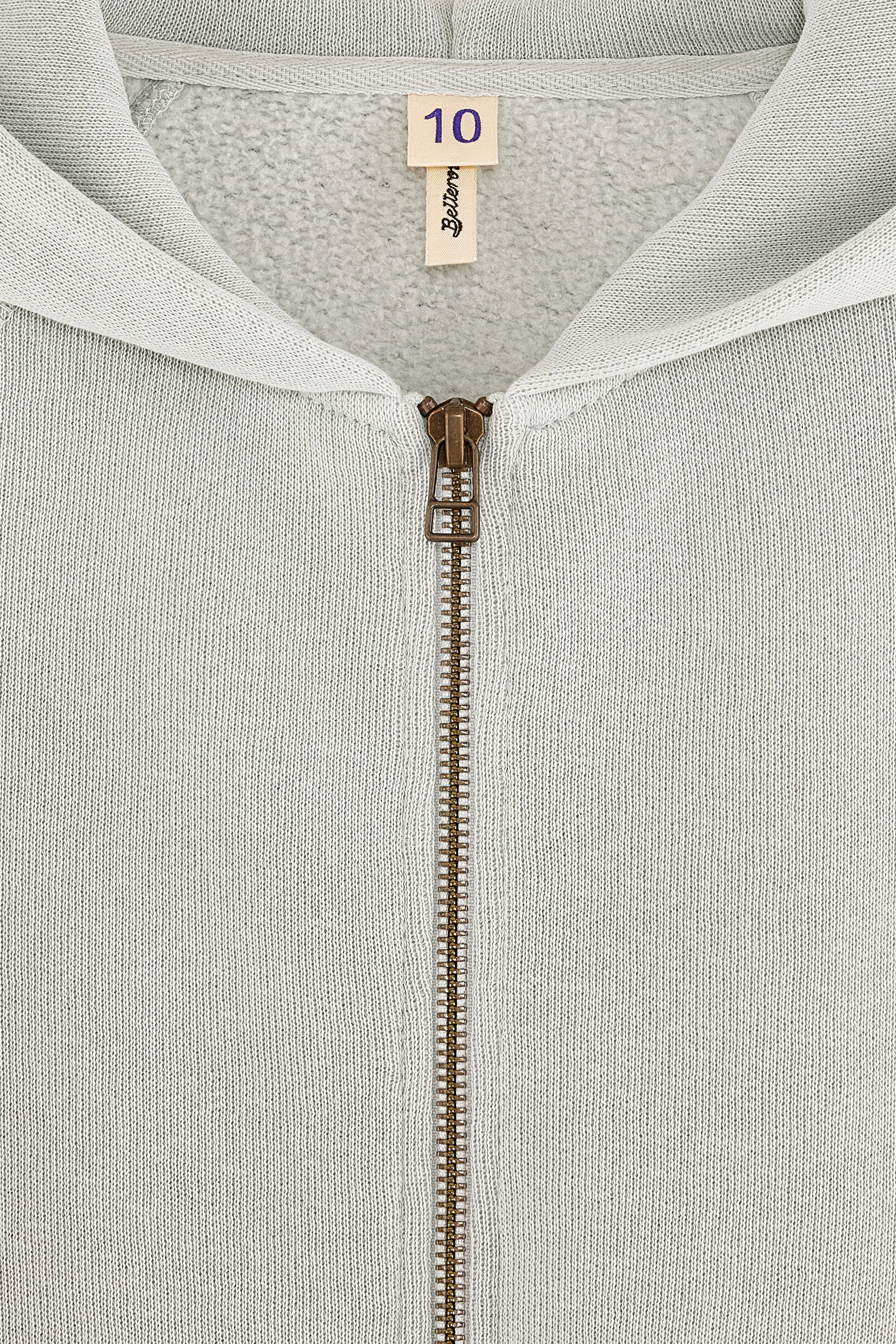 Fieko zip-front hoodie (251 / B / AQUA)