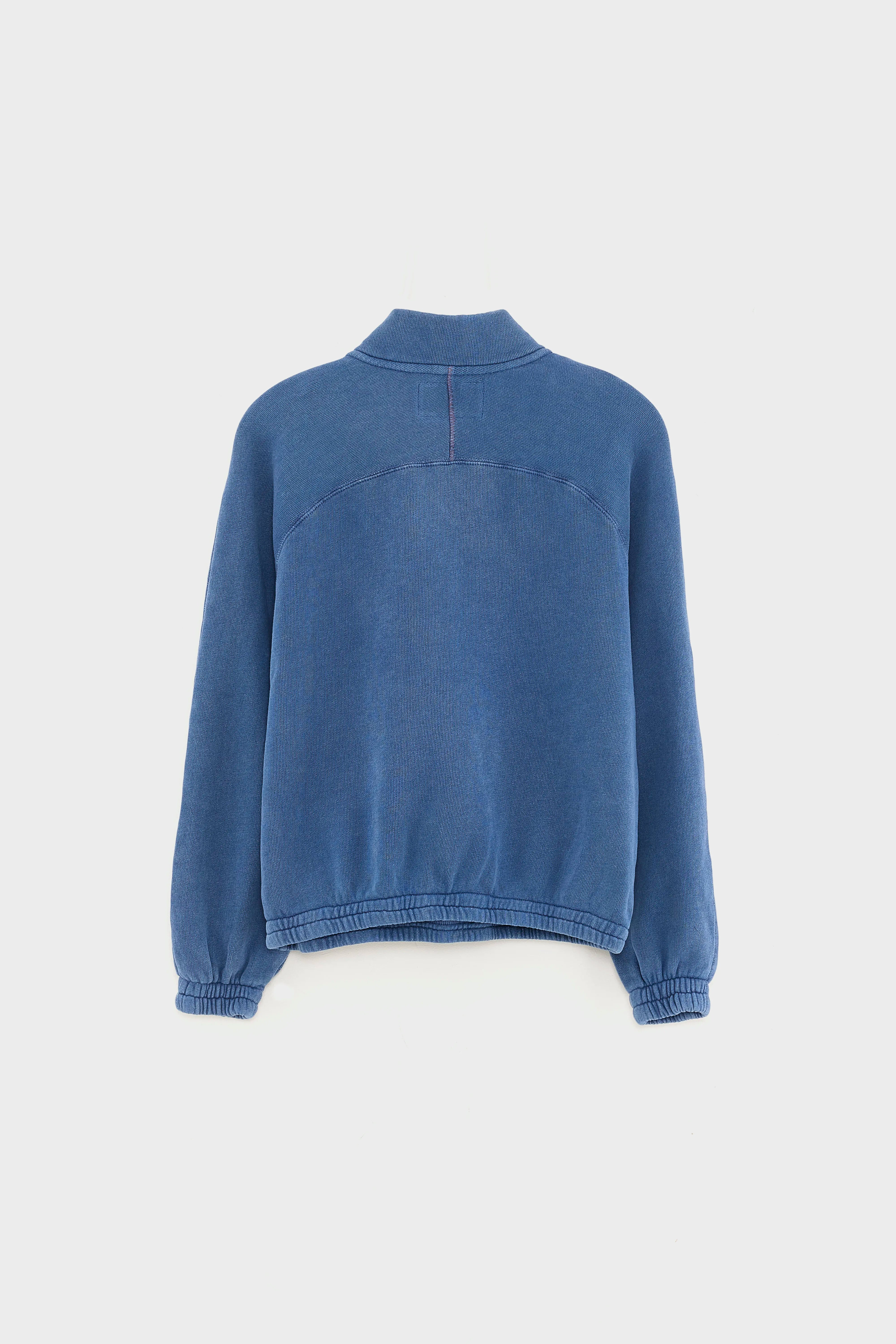 Fabril sweatshirt met halve rits (251 / B / RIVER)