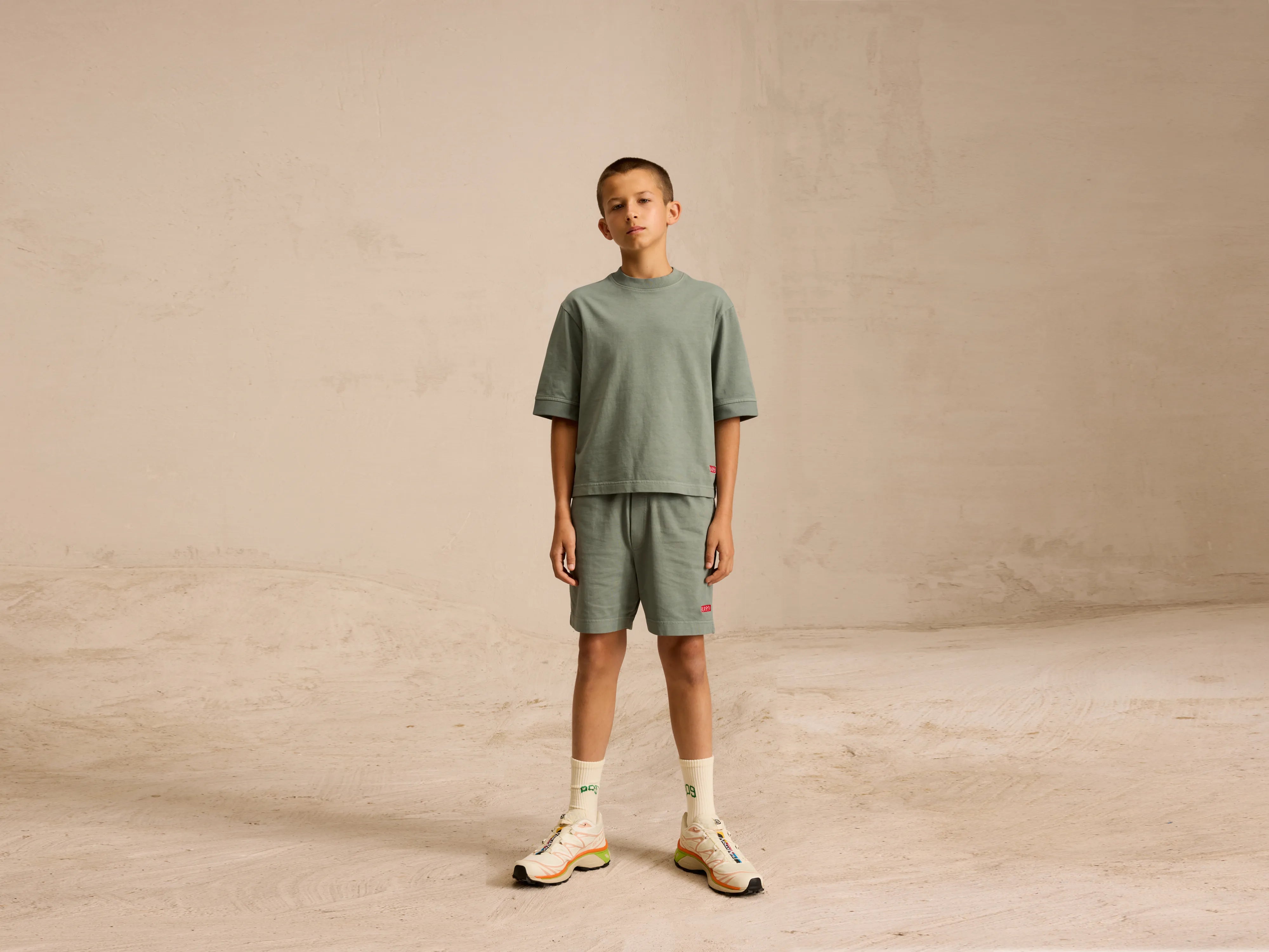 Cursty t-shirt met korte mouwen (251 / B / LIMESTONE)