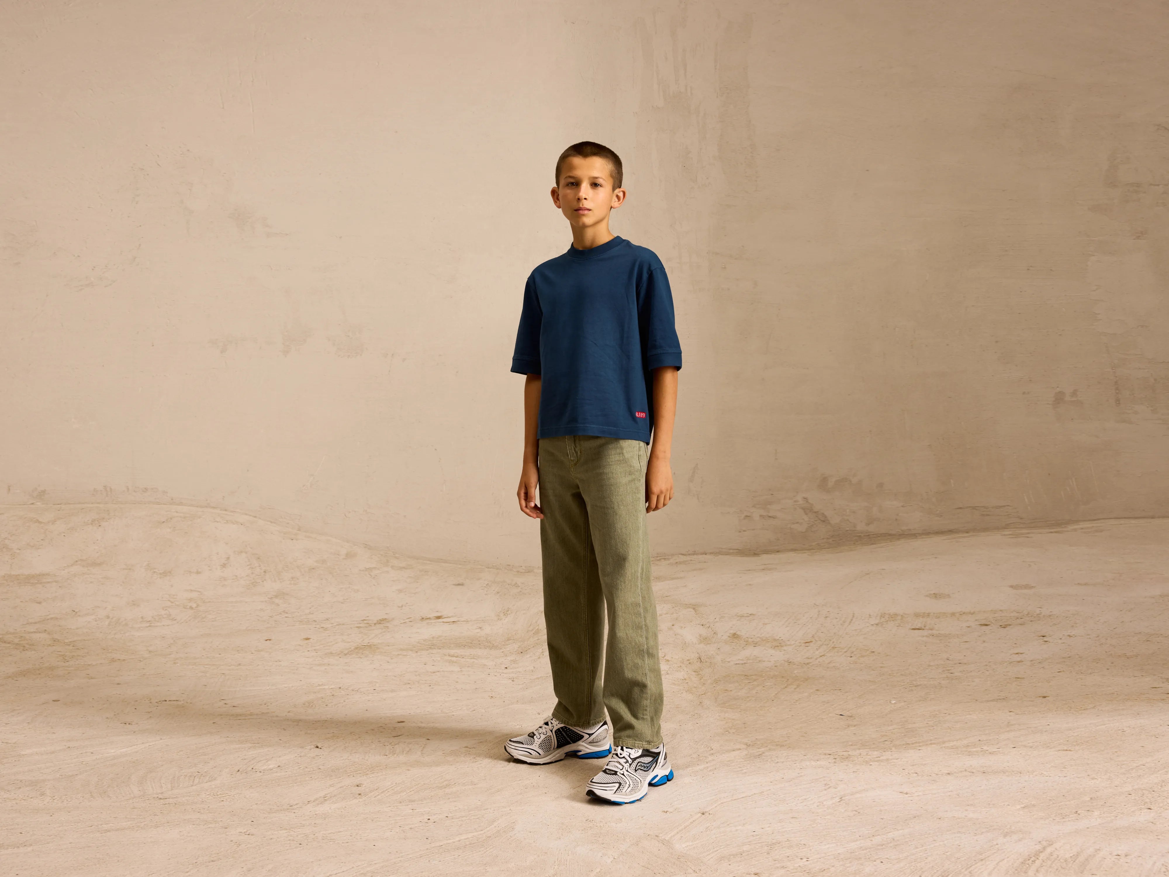 Cursty t-shirt met korte mouwen (251 / B / BLUE JEANS)