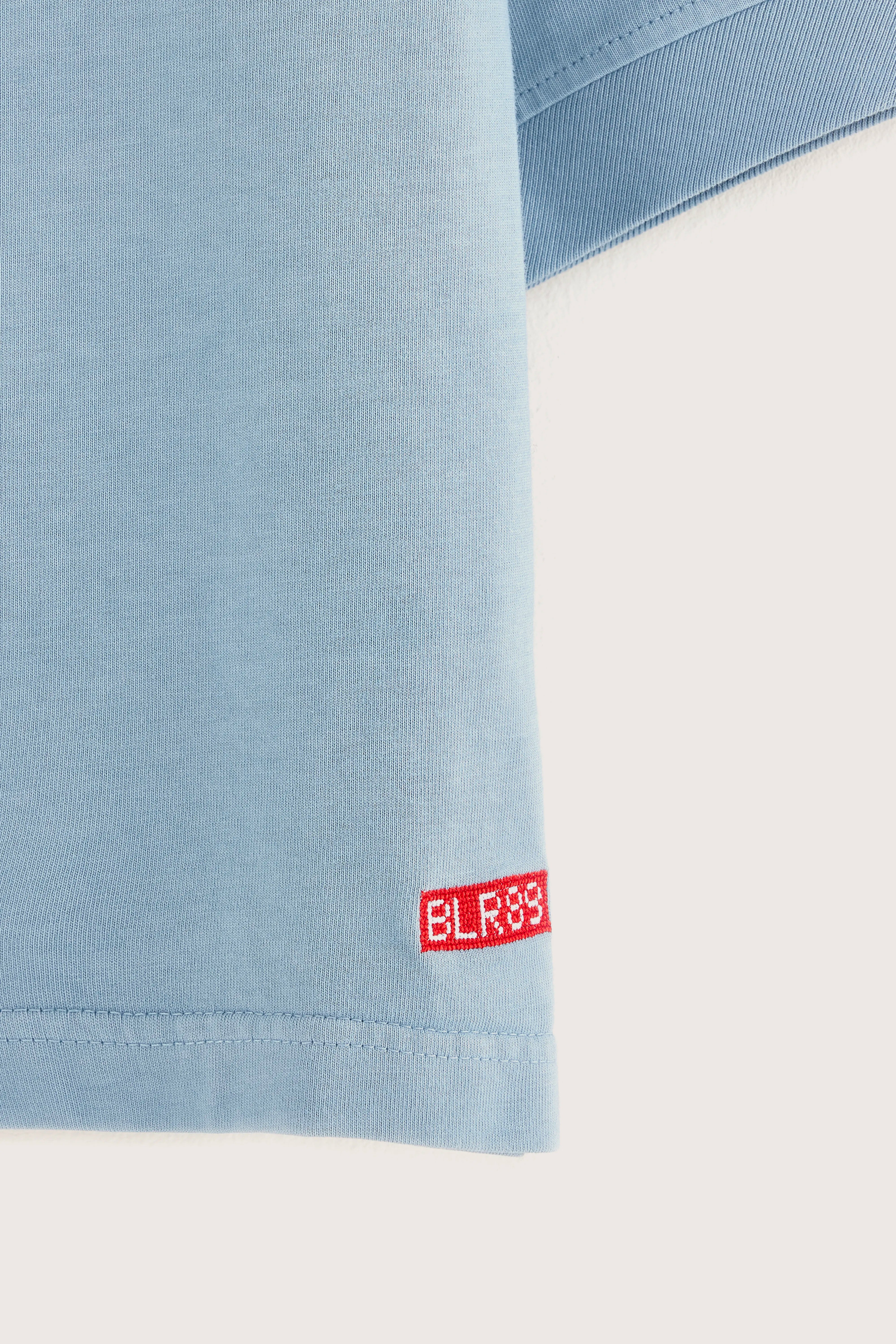 Cursty T-shirt Met Korte Mouwen - Chambray Voor Jongens | Bellerose