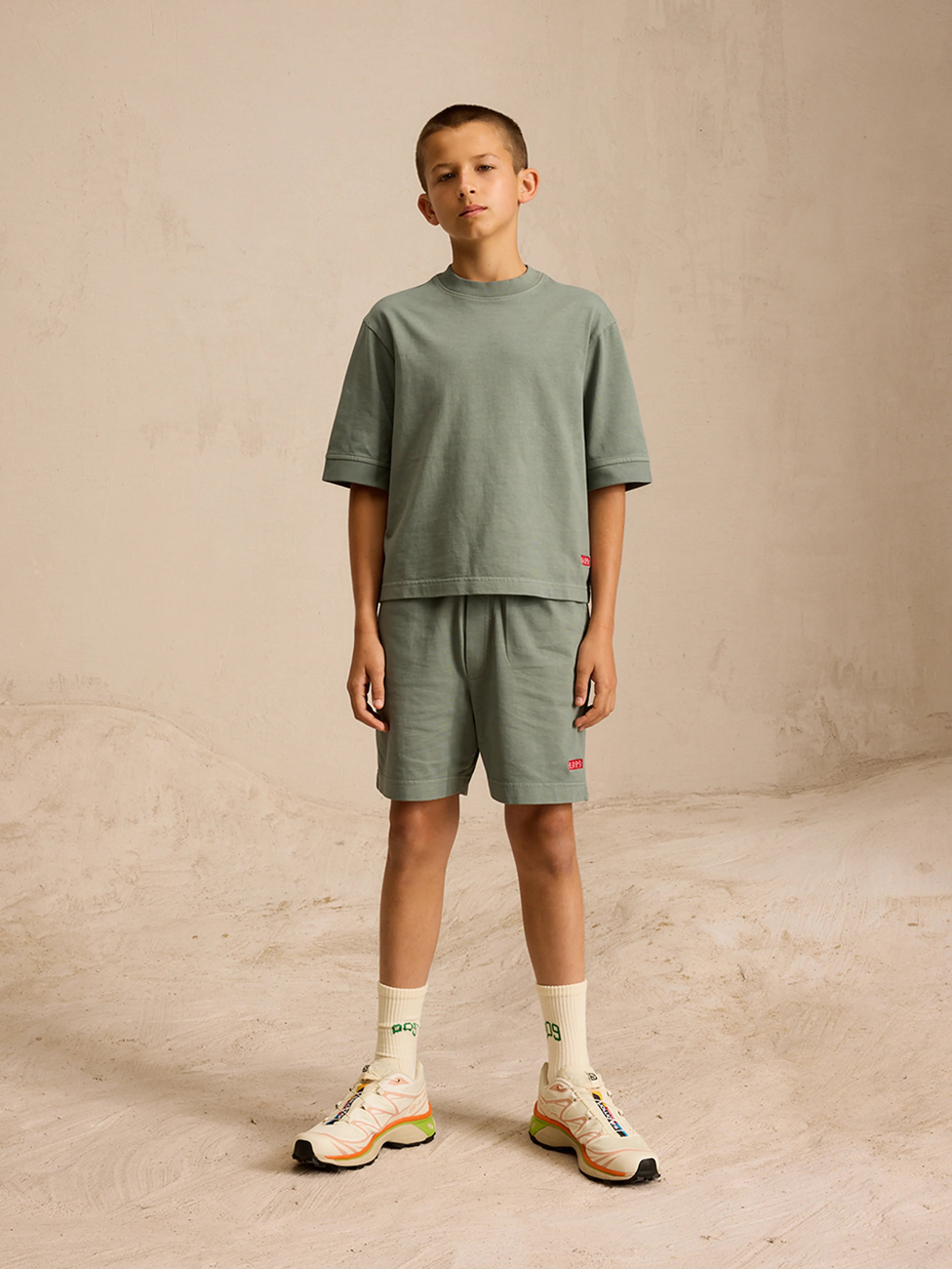 Cursty Short-sleeve T-shirt - Limestone For Boys | Bellerose