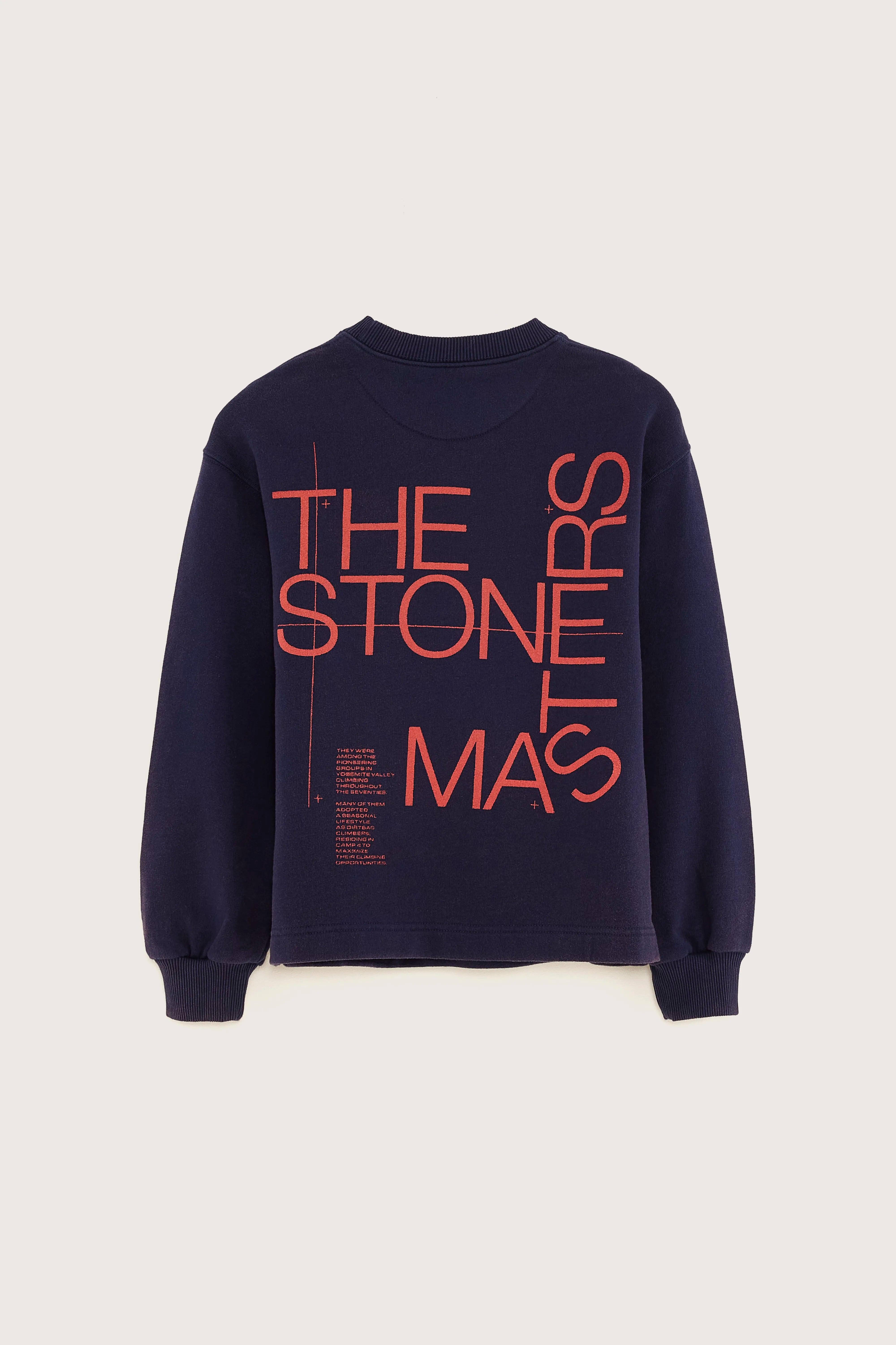 Chamo Relaxed Sweatshirt - Massai red / Naval For Boys | Bellerose