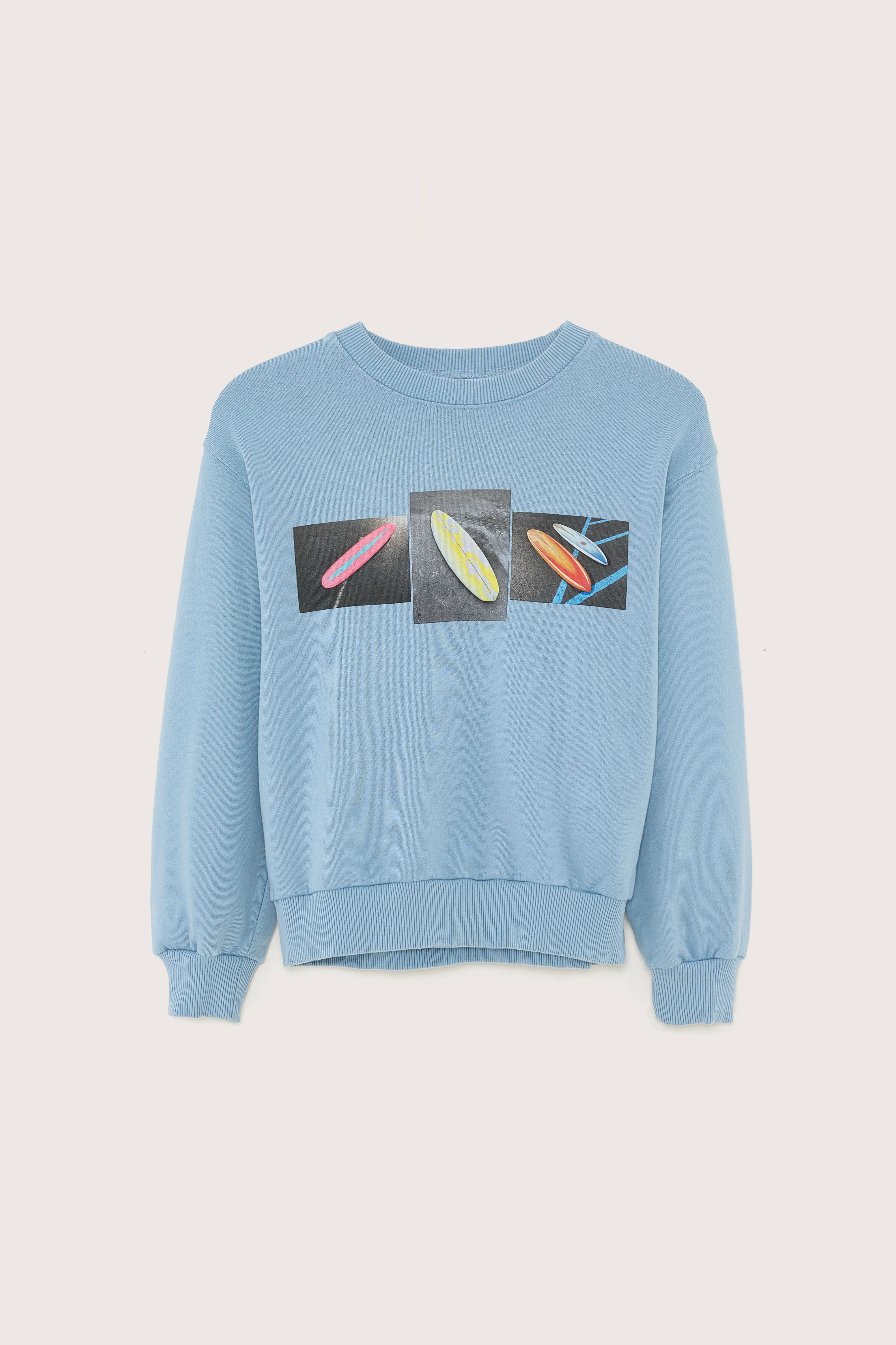 Chami Crewneck Sweatshirt - Chambray For Boys | Bellerose