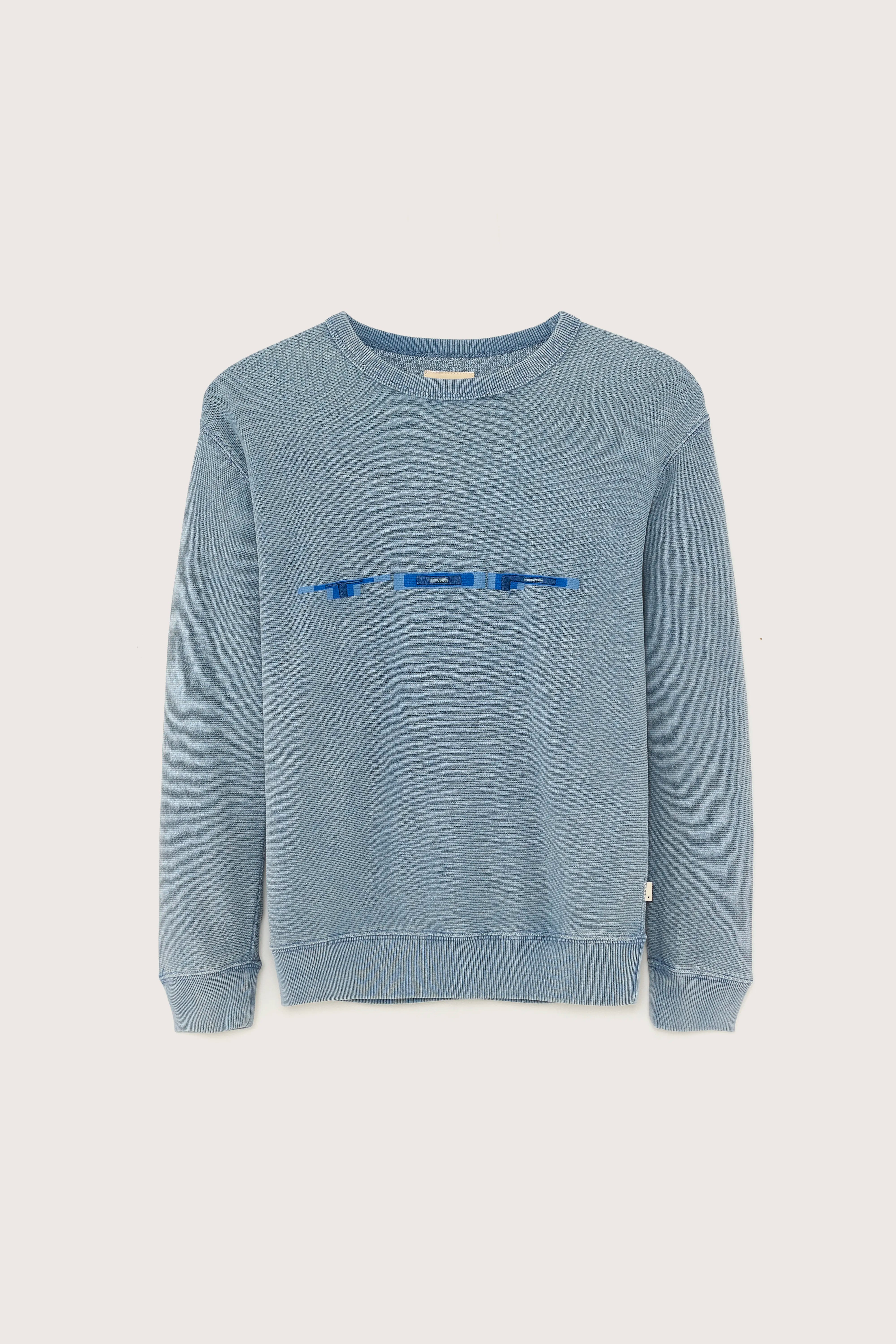 Sweatshirt Col Rond Fago - Dark wave / Touareg Pour Garçon | Bellerose