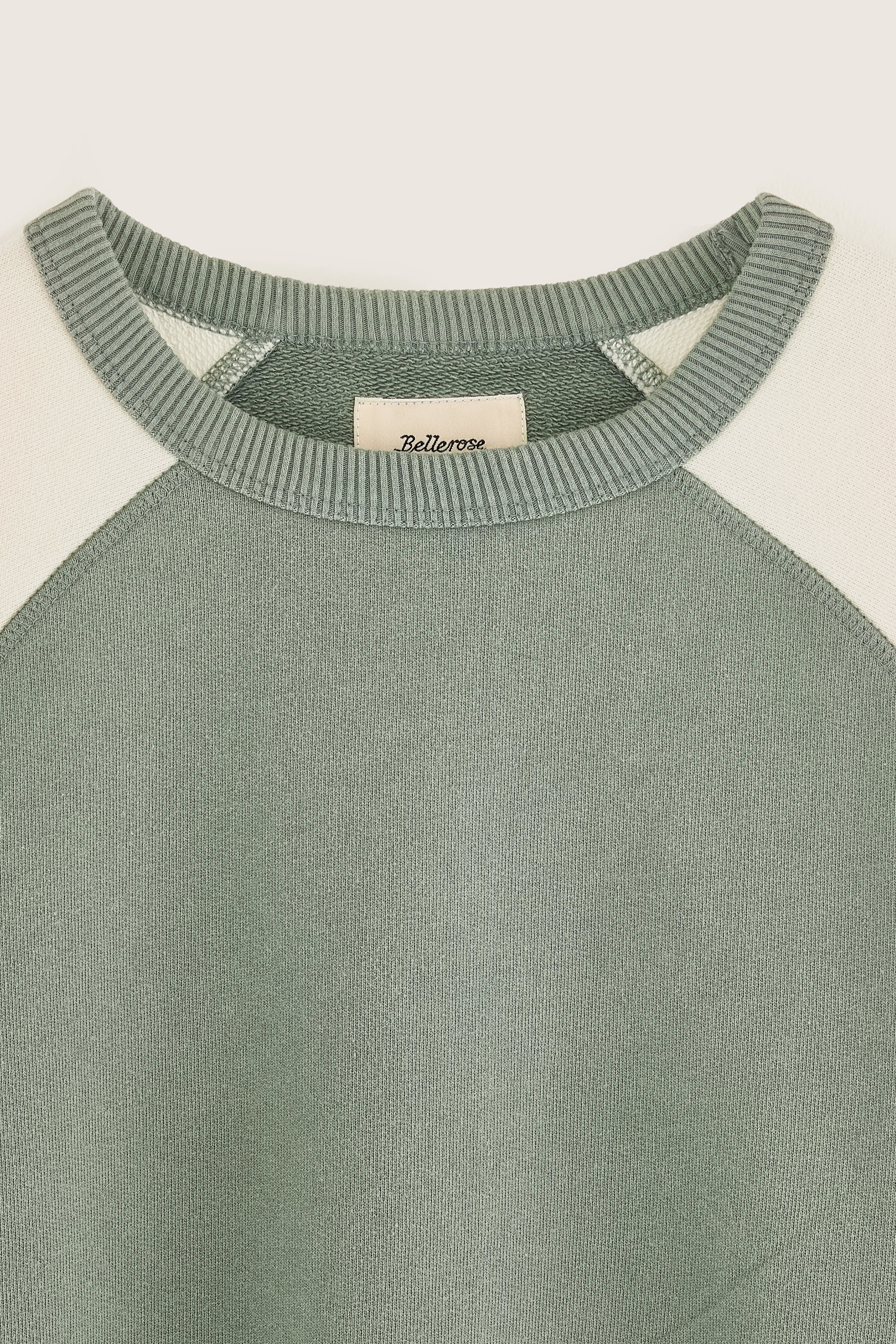 Cagoso Ronde Hals Sweatshirt - Limestone / Touareg / Whisper Voor Jongens | Bellerose