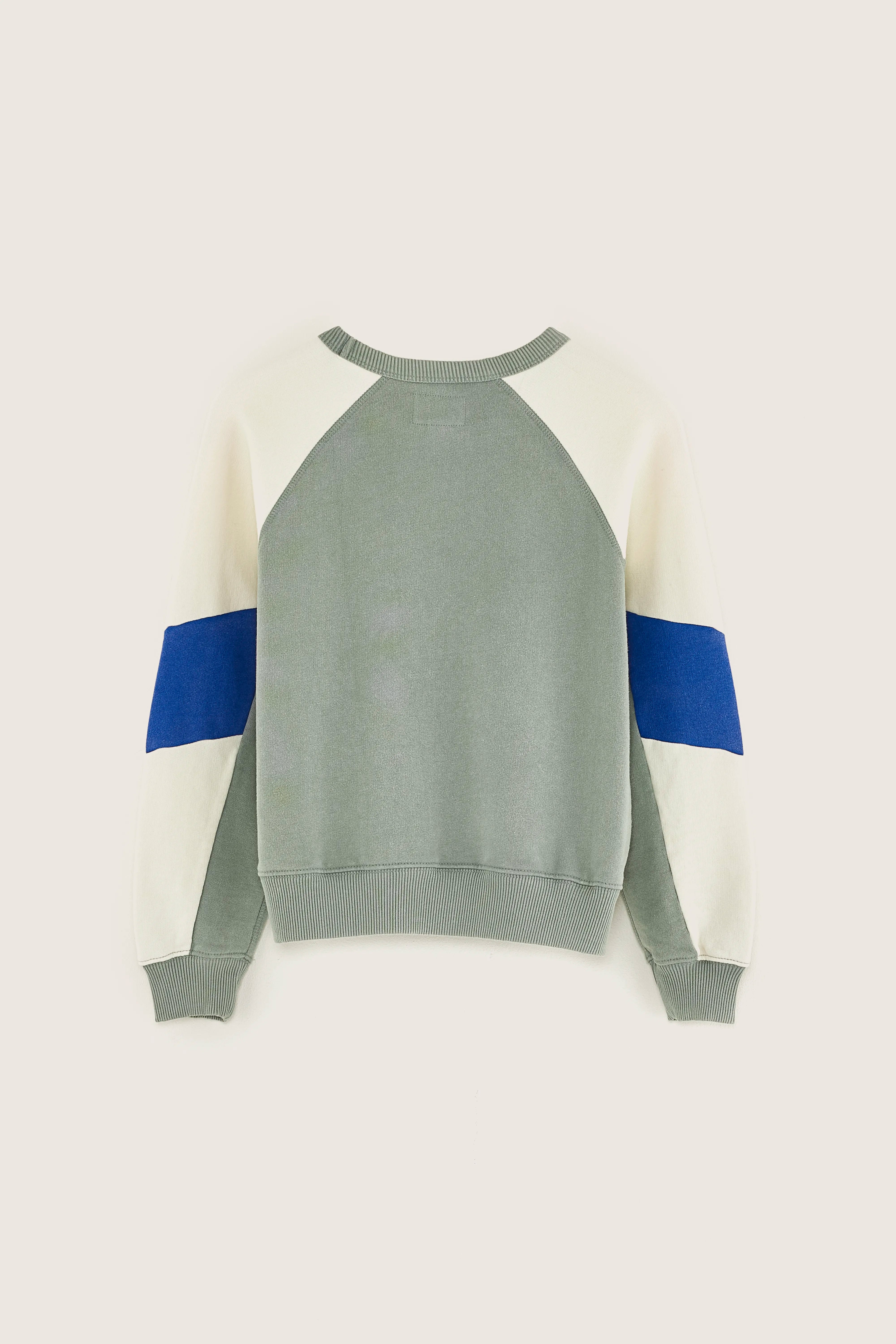 Cagoso Ronde Hals Sweatshirt - Limestone / Touareg / Whisper Voor Jongens | Bellerose