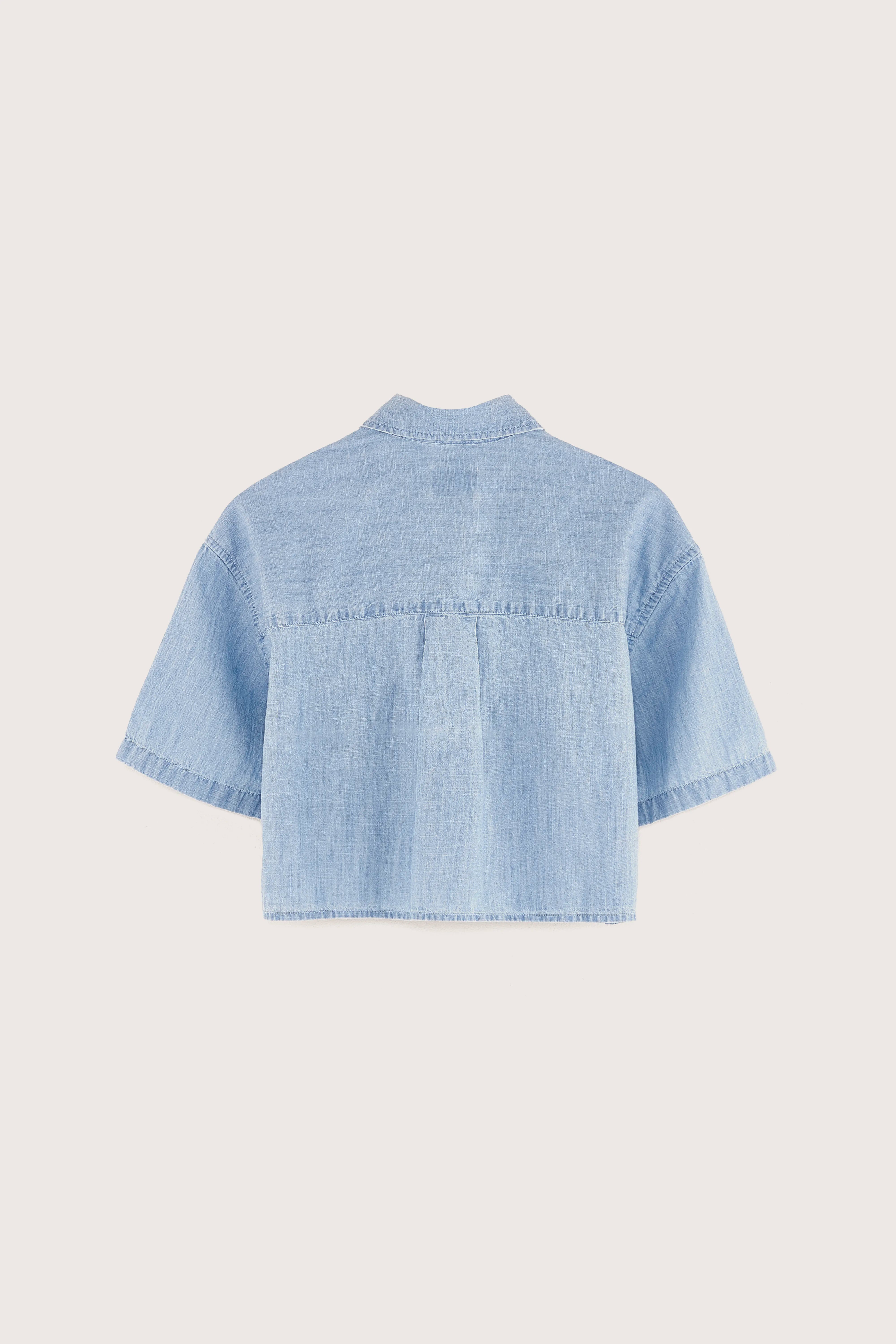 Wiggle boxy shirt (251 / G / LT BLUE STONE)