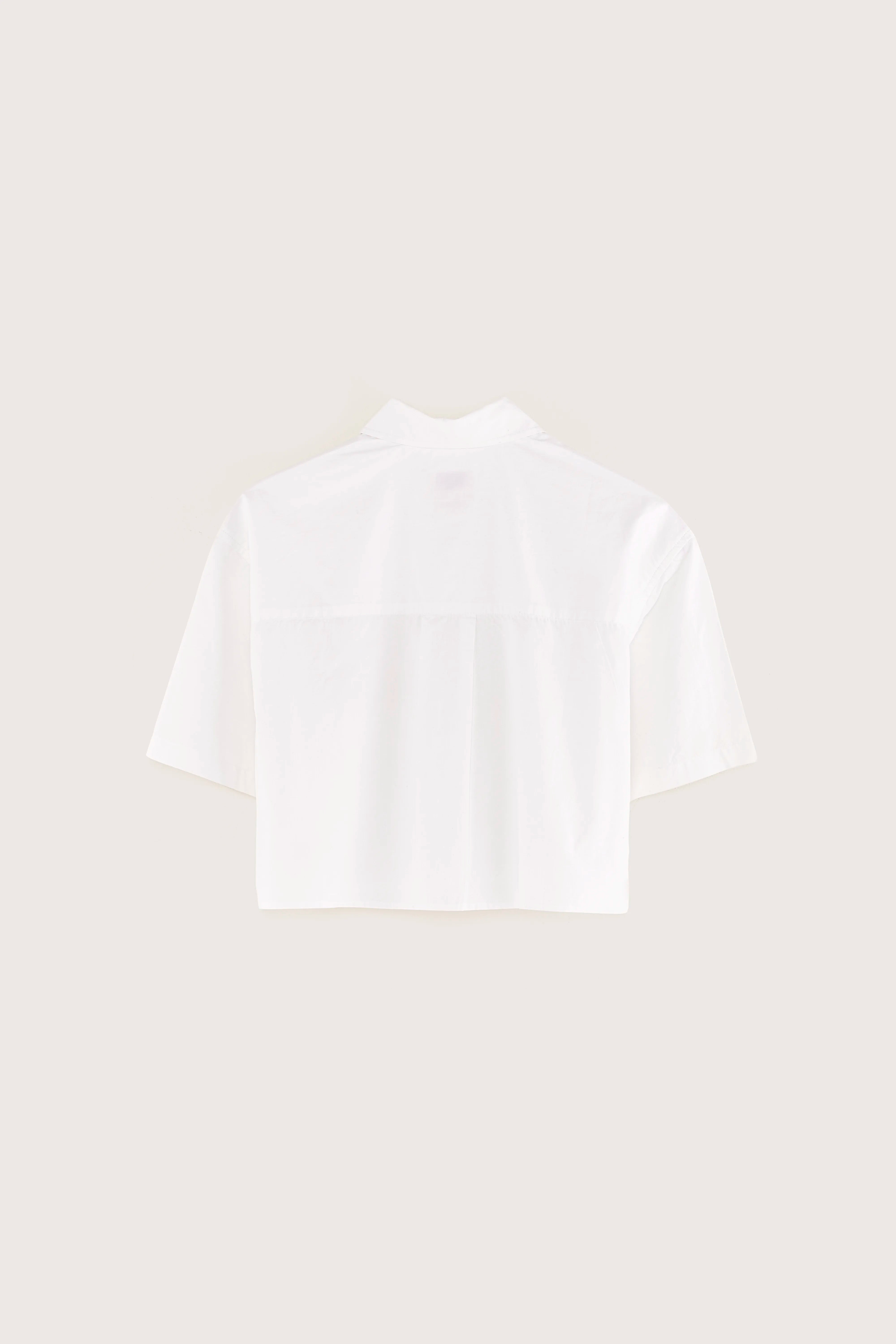 Higgle Cropped Shirt - White For Girls | Bellerose