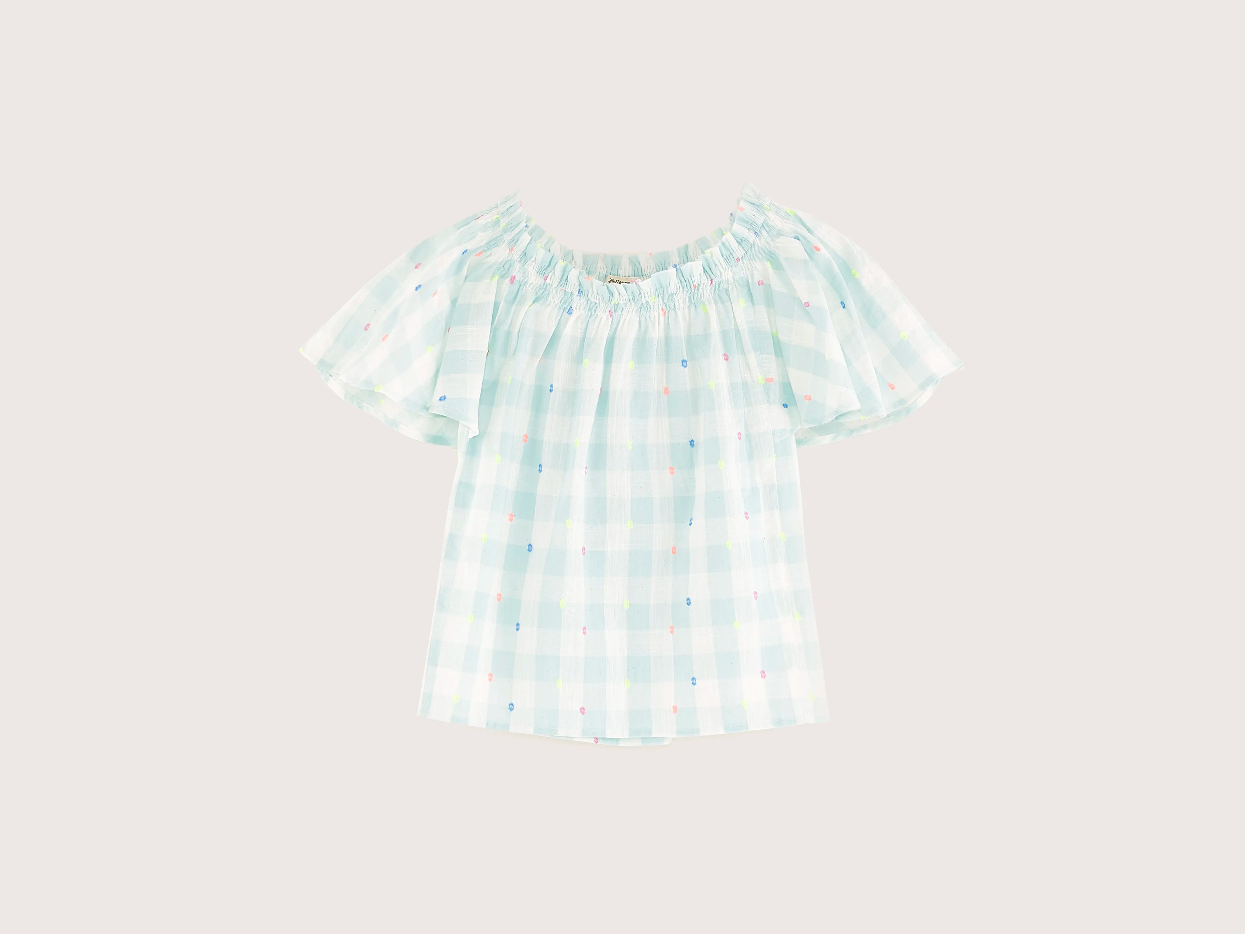 Humble short-sleeve blouse (251 / G / CHECK B)