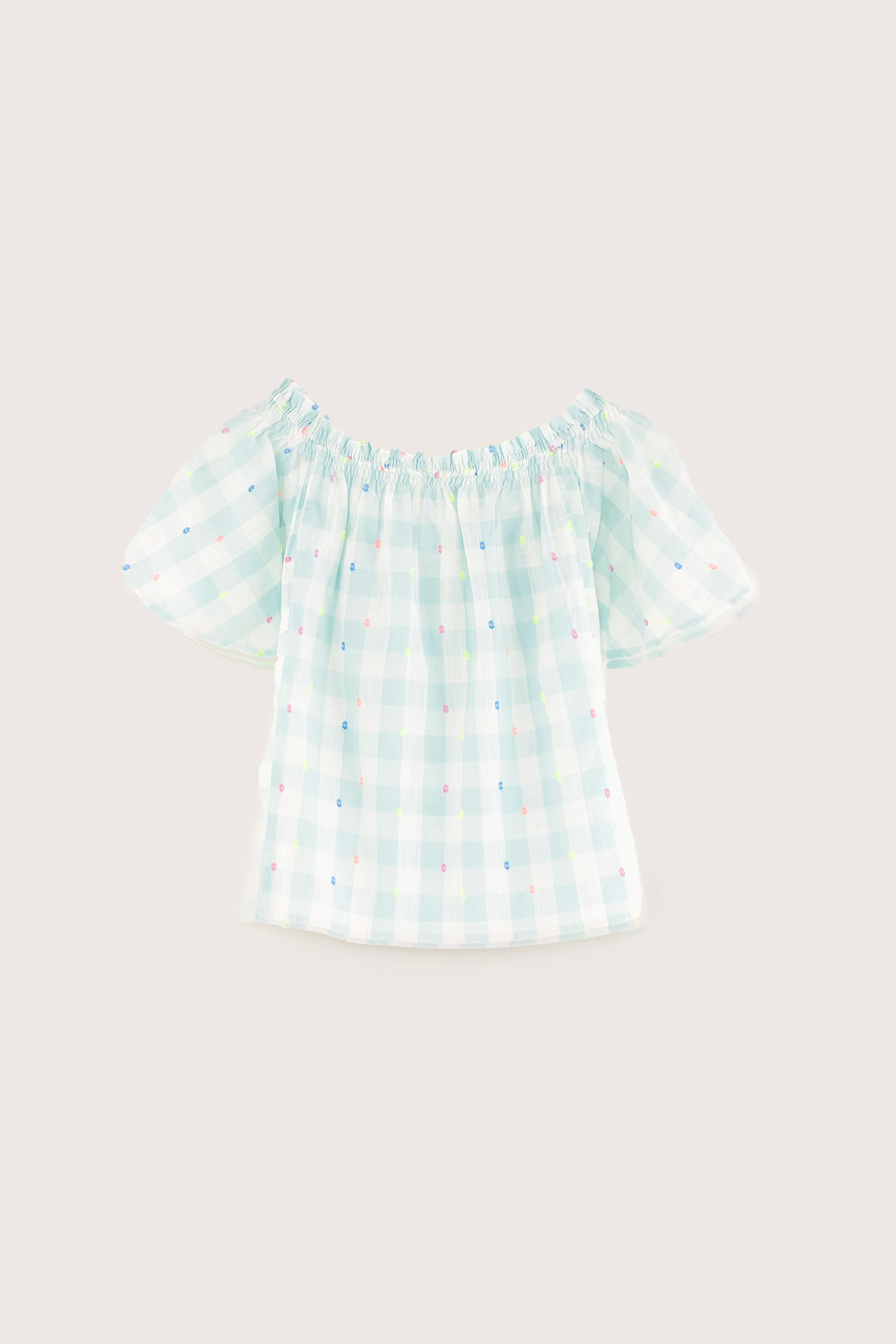 Humble Short-sleeve Blouse - Oasis / Whisper For Girls | Bellerose