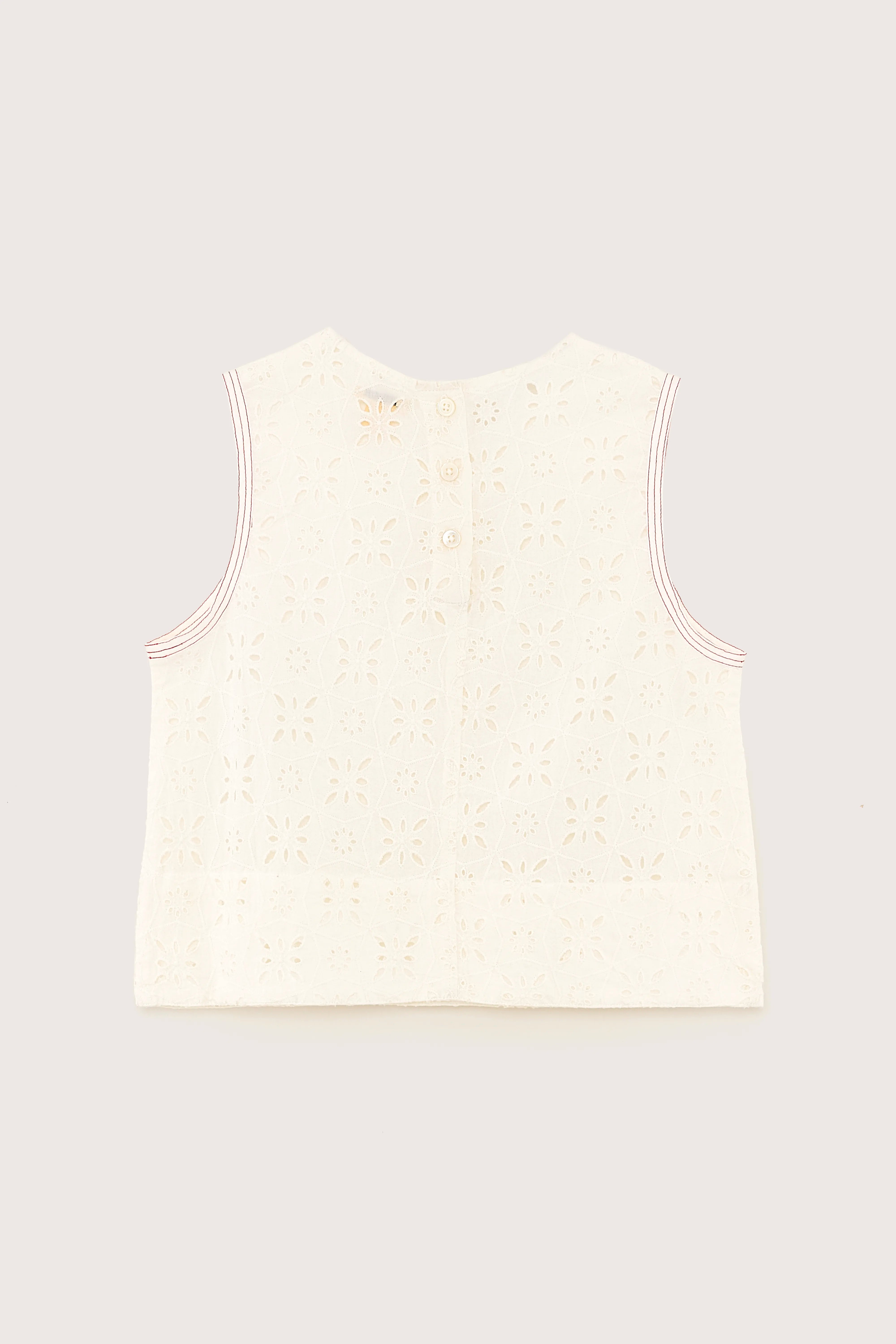 Hartie Klassieke Blouse - Off white Voor Meisjes | Bellerose