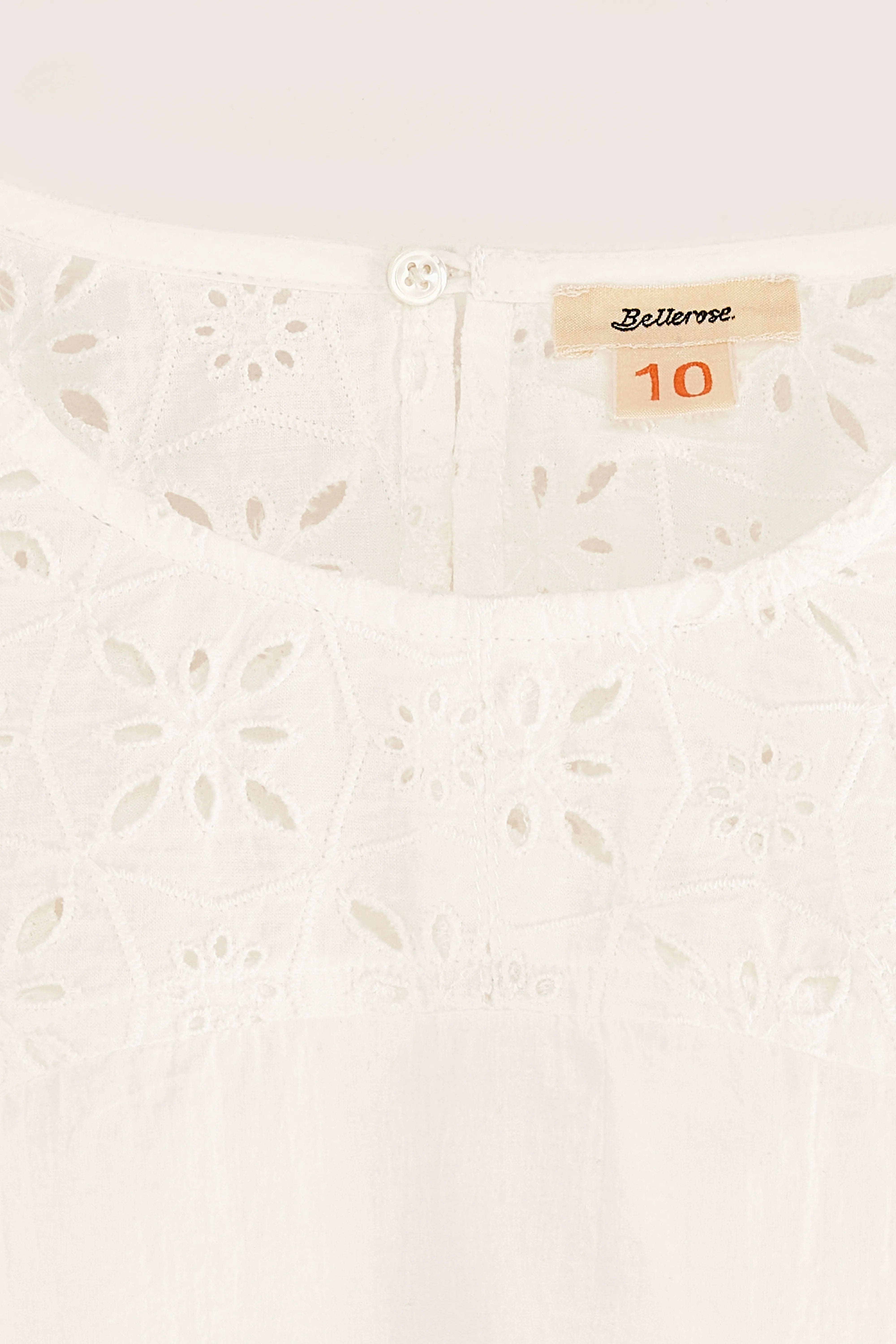 Hagar Klassieke Blouse - Off white Voor Meisjes | Bellerose