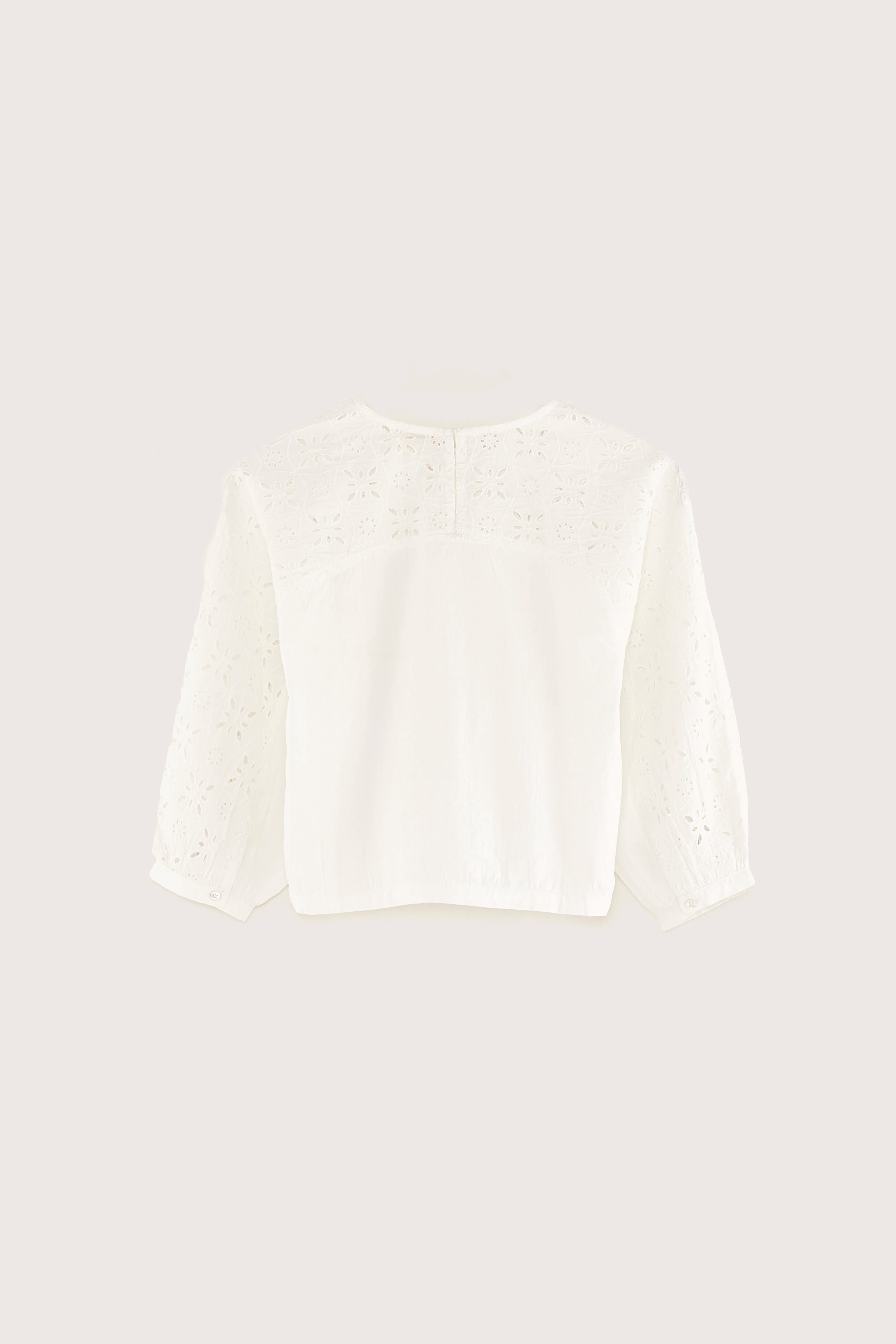 Hagar Regular Blouse - Off white For Girls | Bellerose