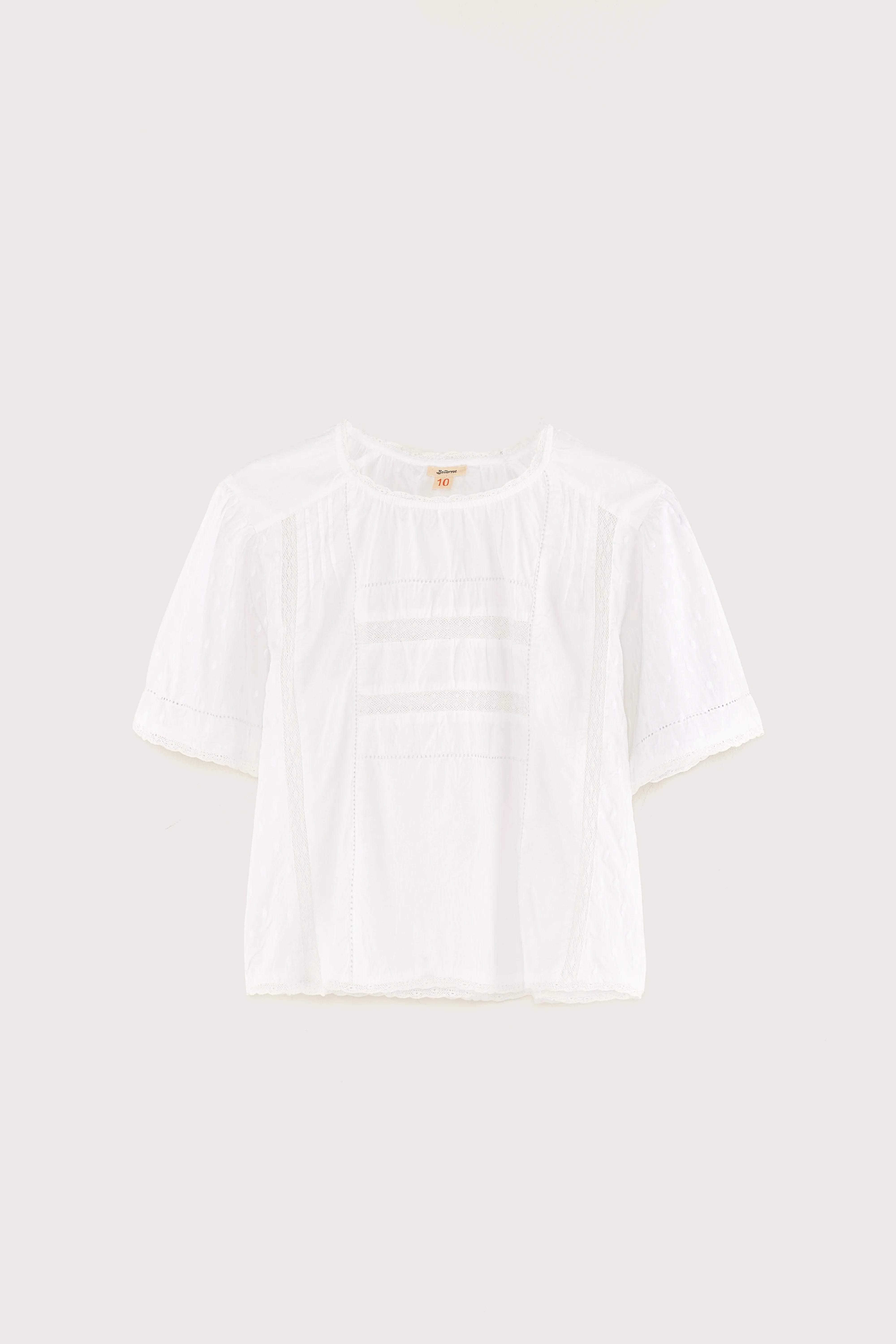 Hekoo Romantic Blouse - White For Girls | Bellerose