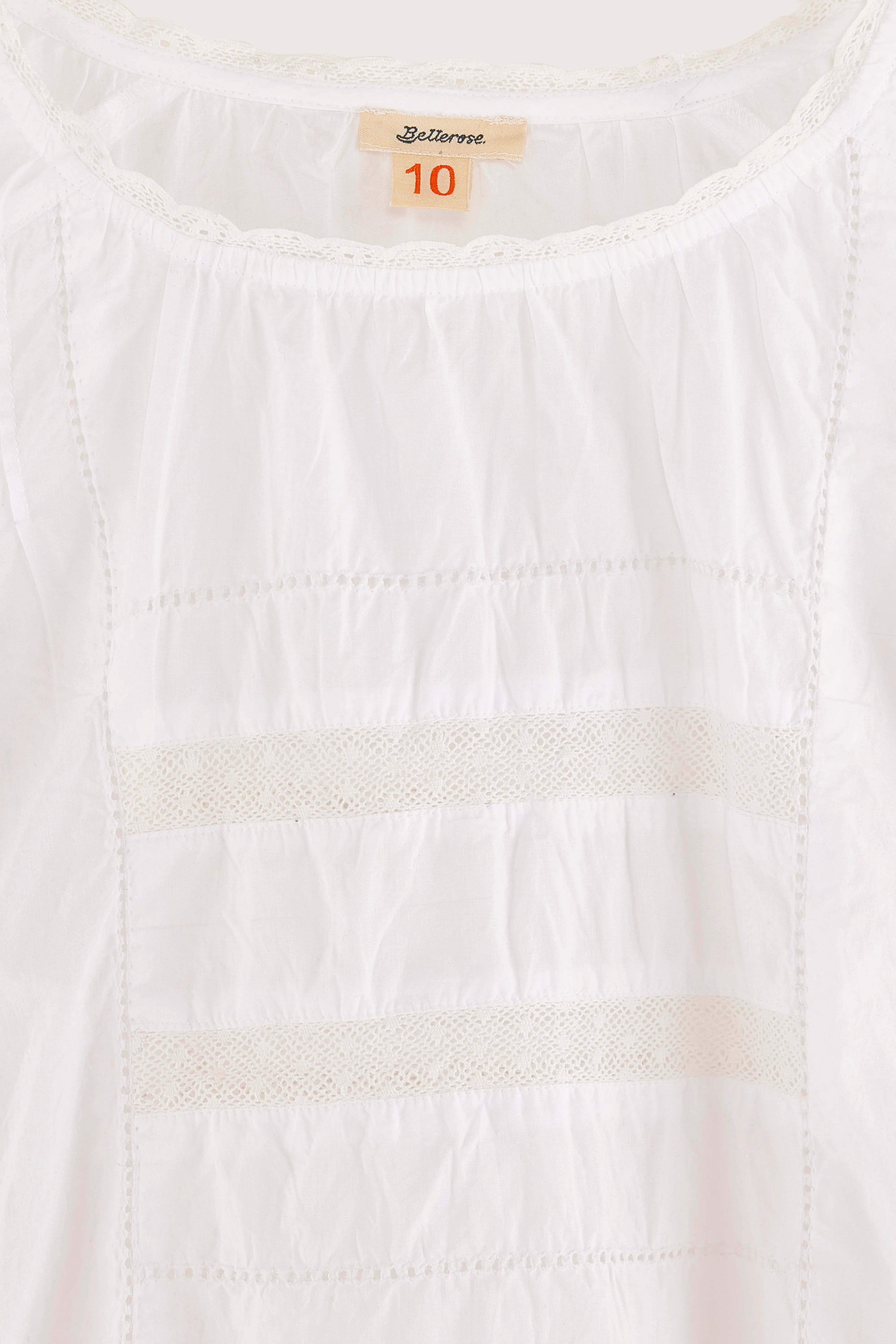 Hekoo Romantic Blouse - White For Girls | Bellerose