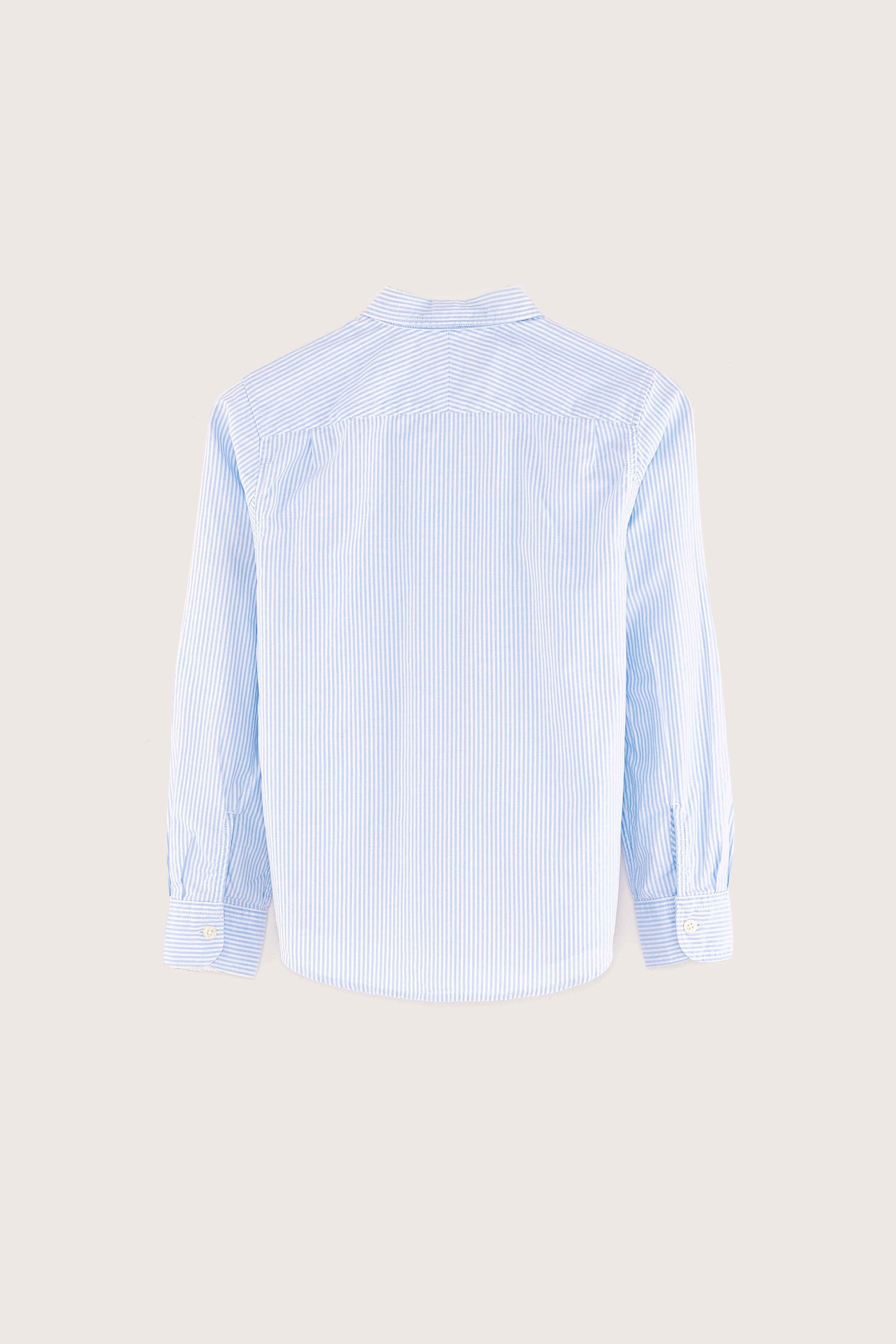 Chemise En Popeline Ganix - Cornflower / White Pour Garçon | Bellerose