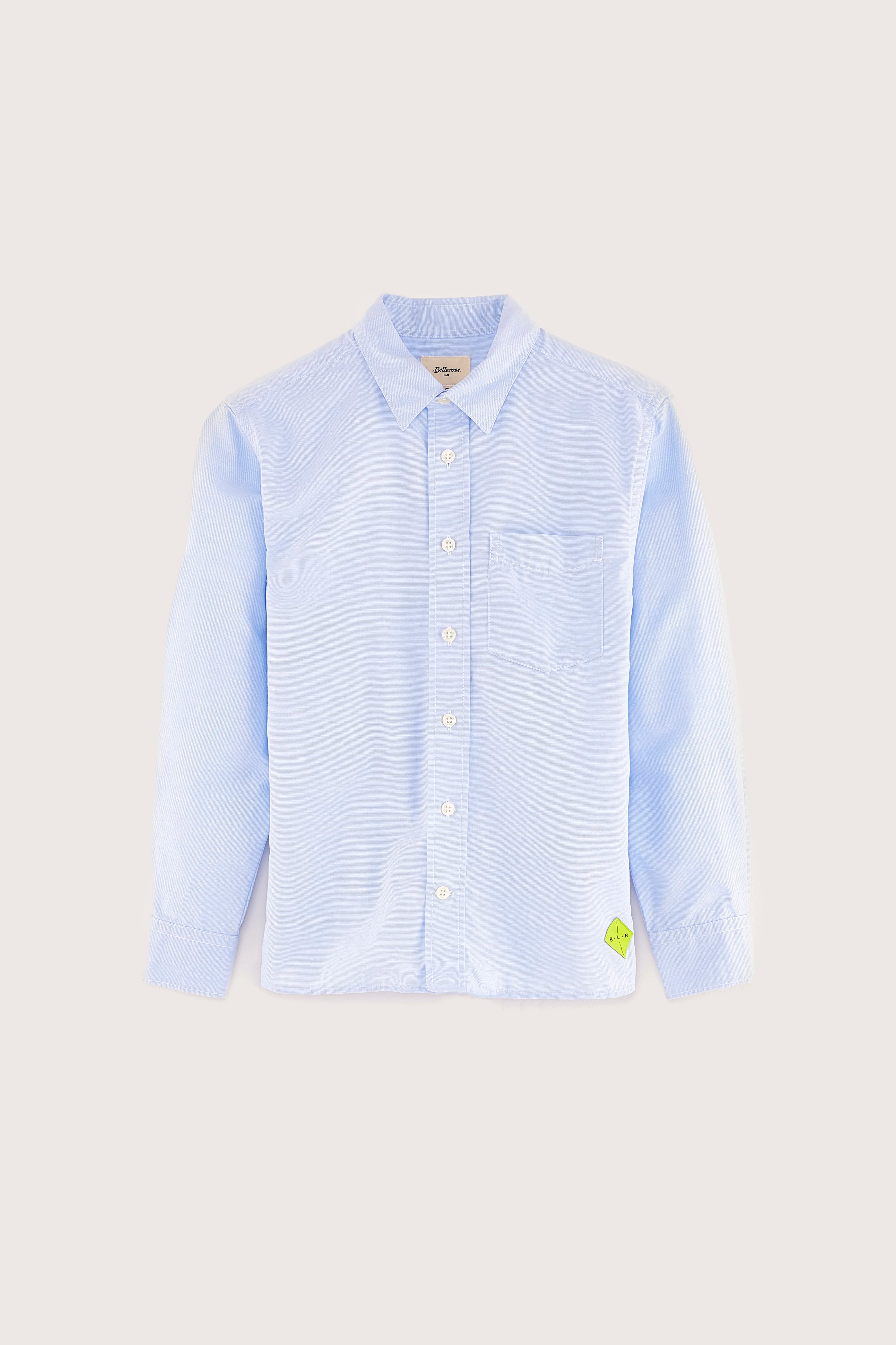 Gulian Striped Shirt - Cornflower For Boys | Bellerose