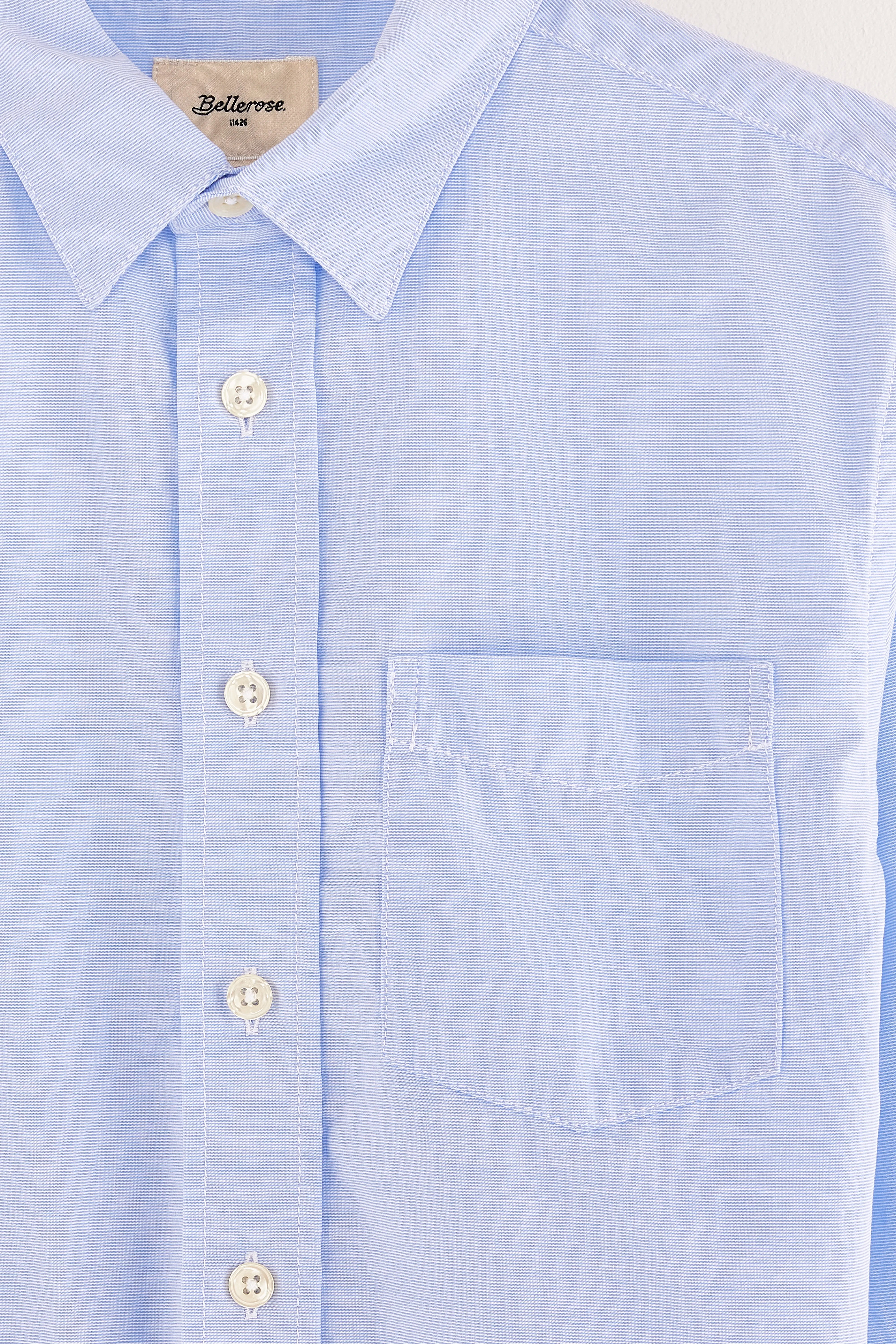 Gulian Striped Shirt - Cornflower For Boys | Bellerose