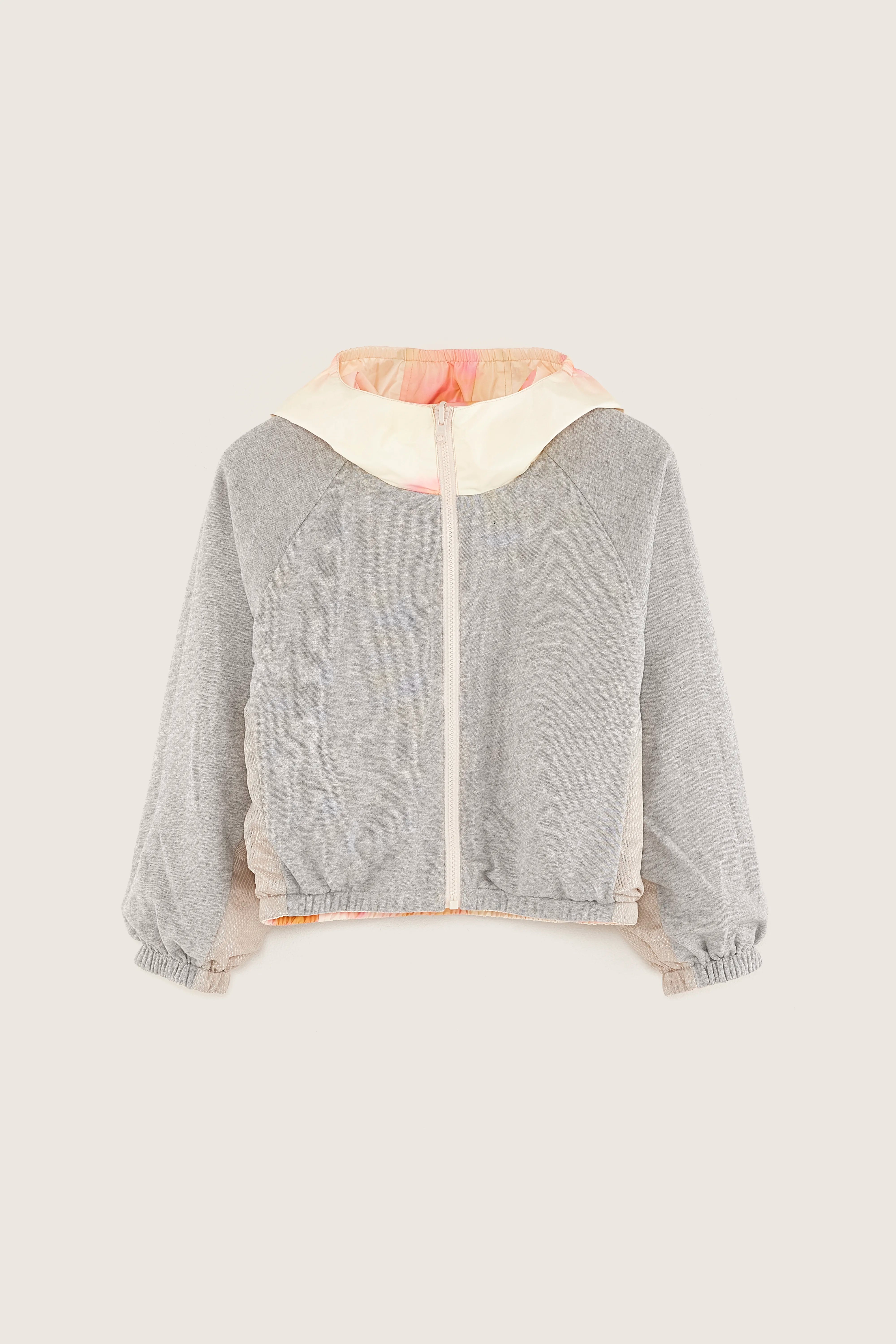 Harrod Hooded Jacket - French vanilla / Marshmallow For Girls | Bellerose