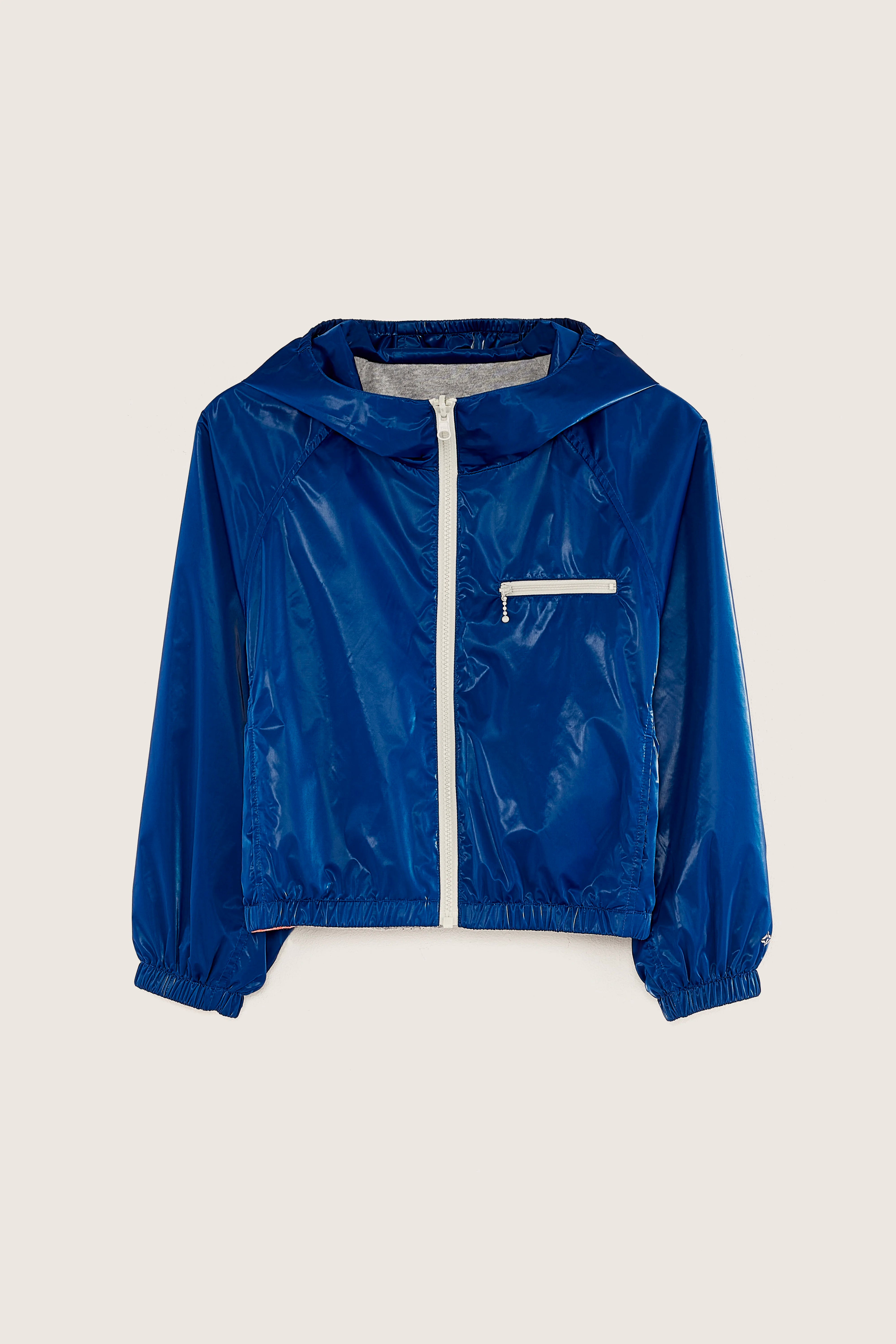 Harrod Hooded Jacket - Deep blue For Girls | Bellerose