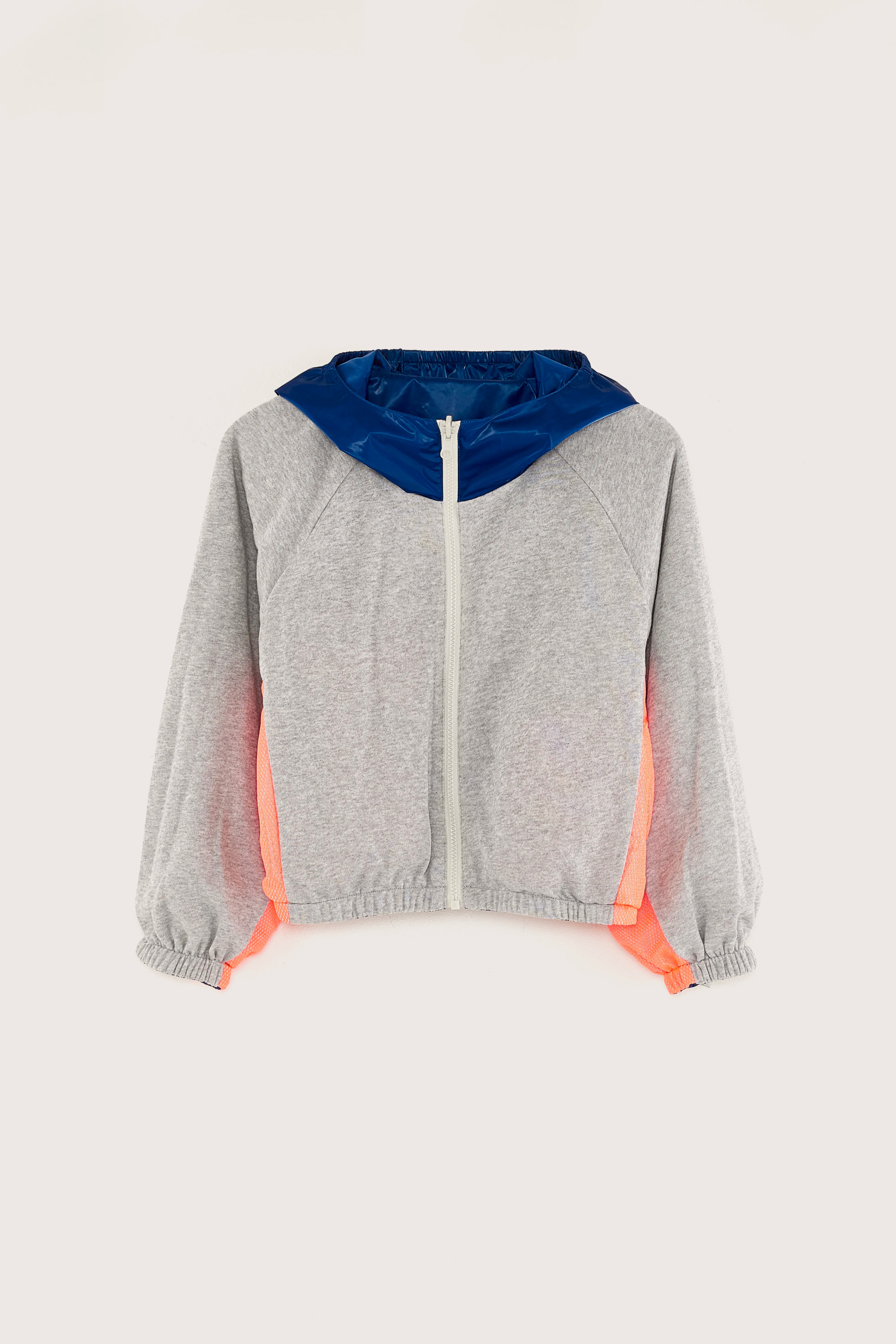 Harrod Hooded Jacket - Deep blue For Girls | Bellerose