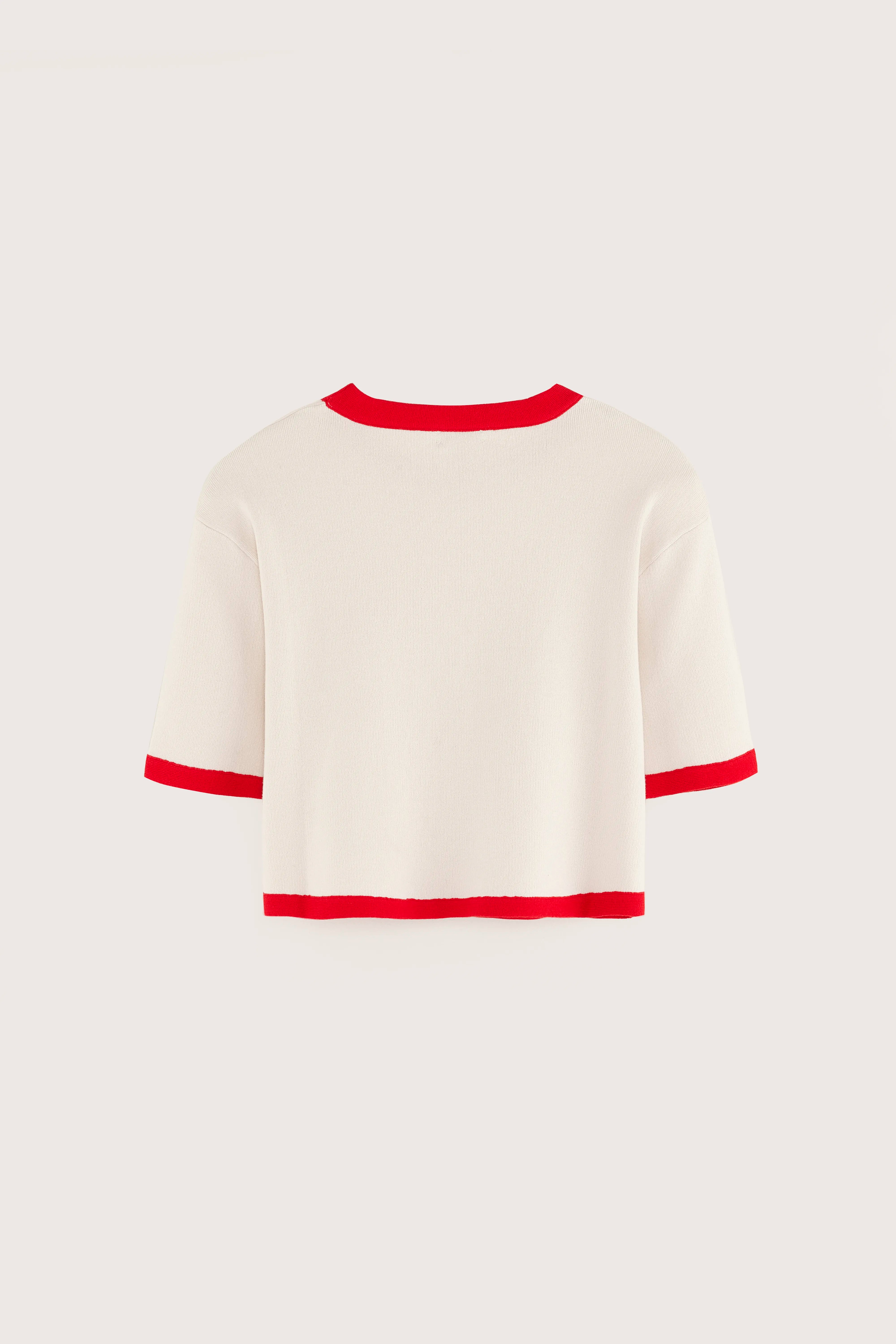 Angu Crewneck Sweater - Fiesta / Milky way For Girls | Bellerose