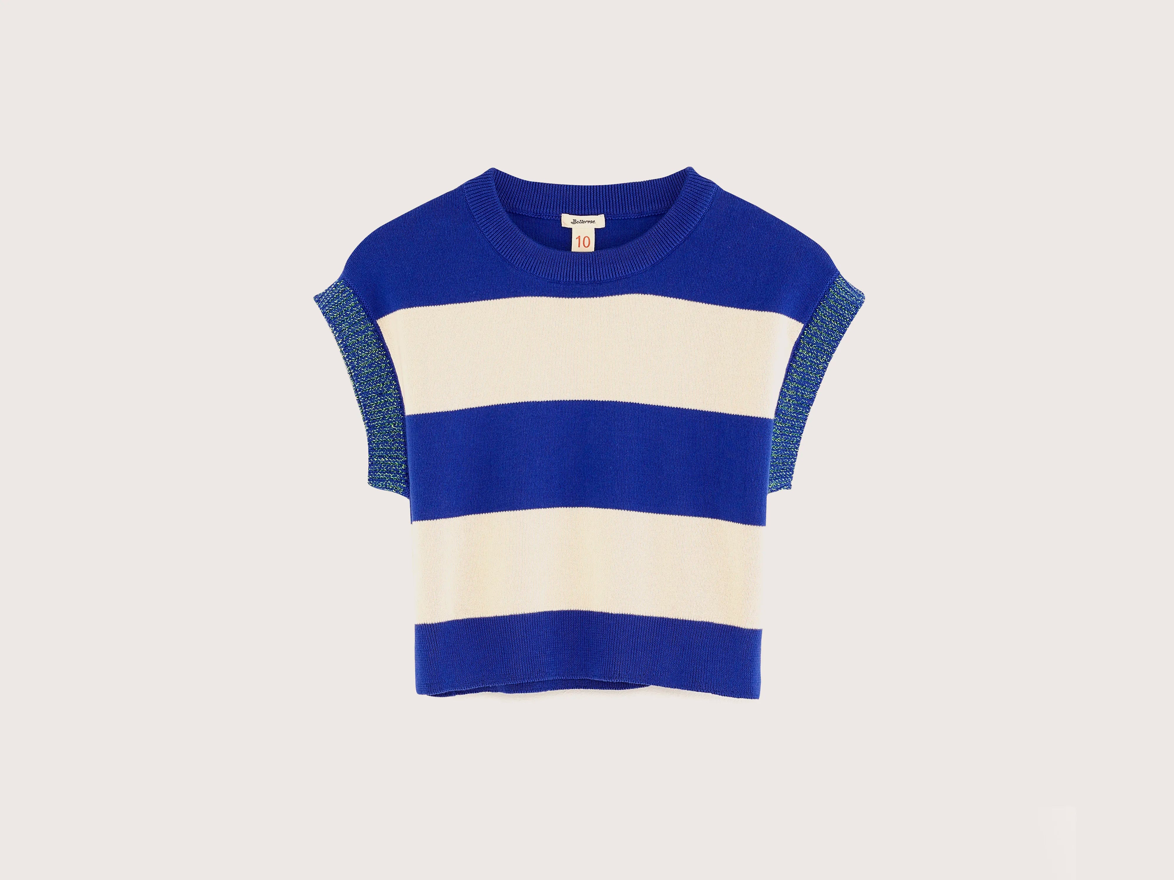 Angis sleeveless sweater (251 / G / STRIPE A)