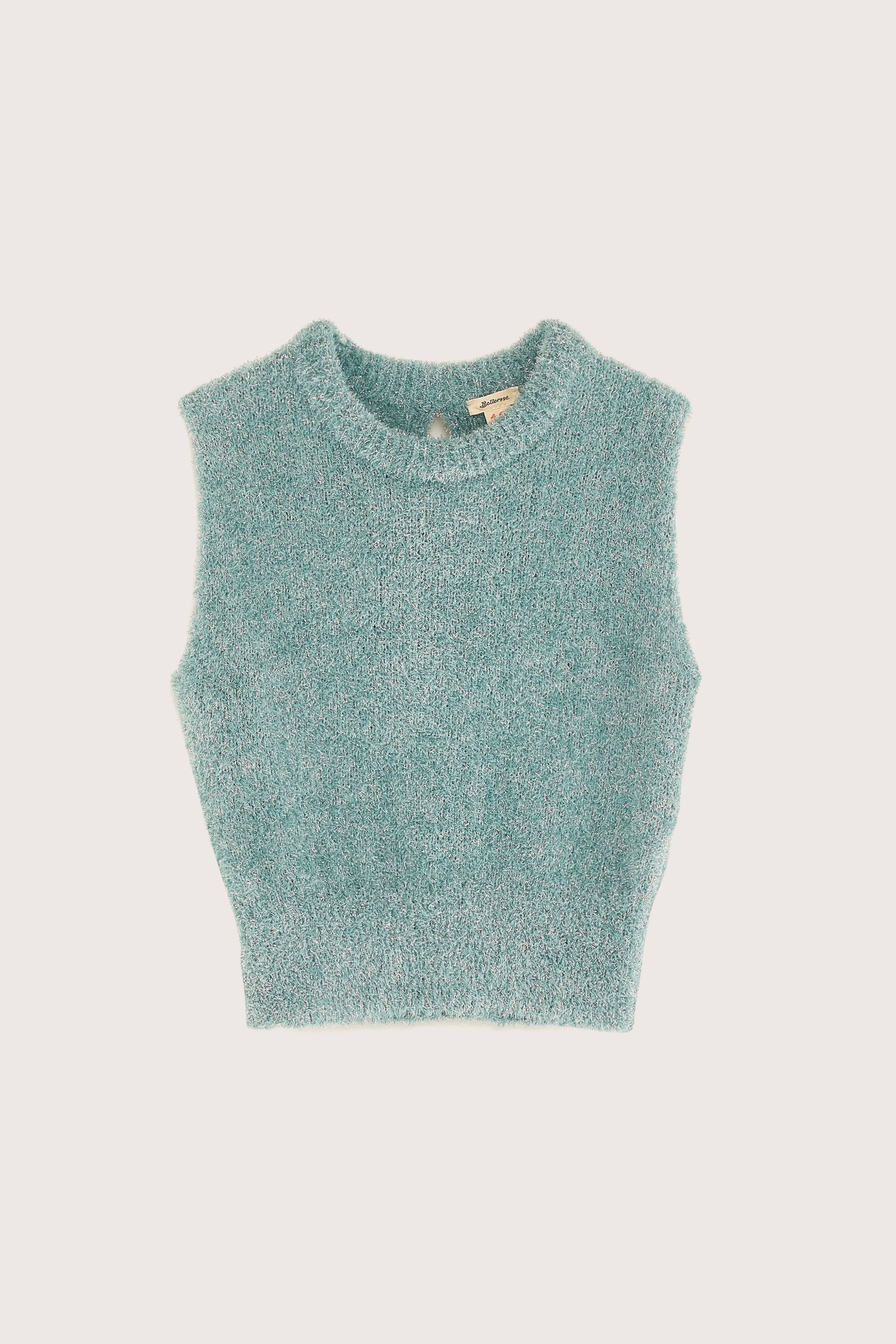 Amam regular knit top (251 / G / LIMESTONE)