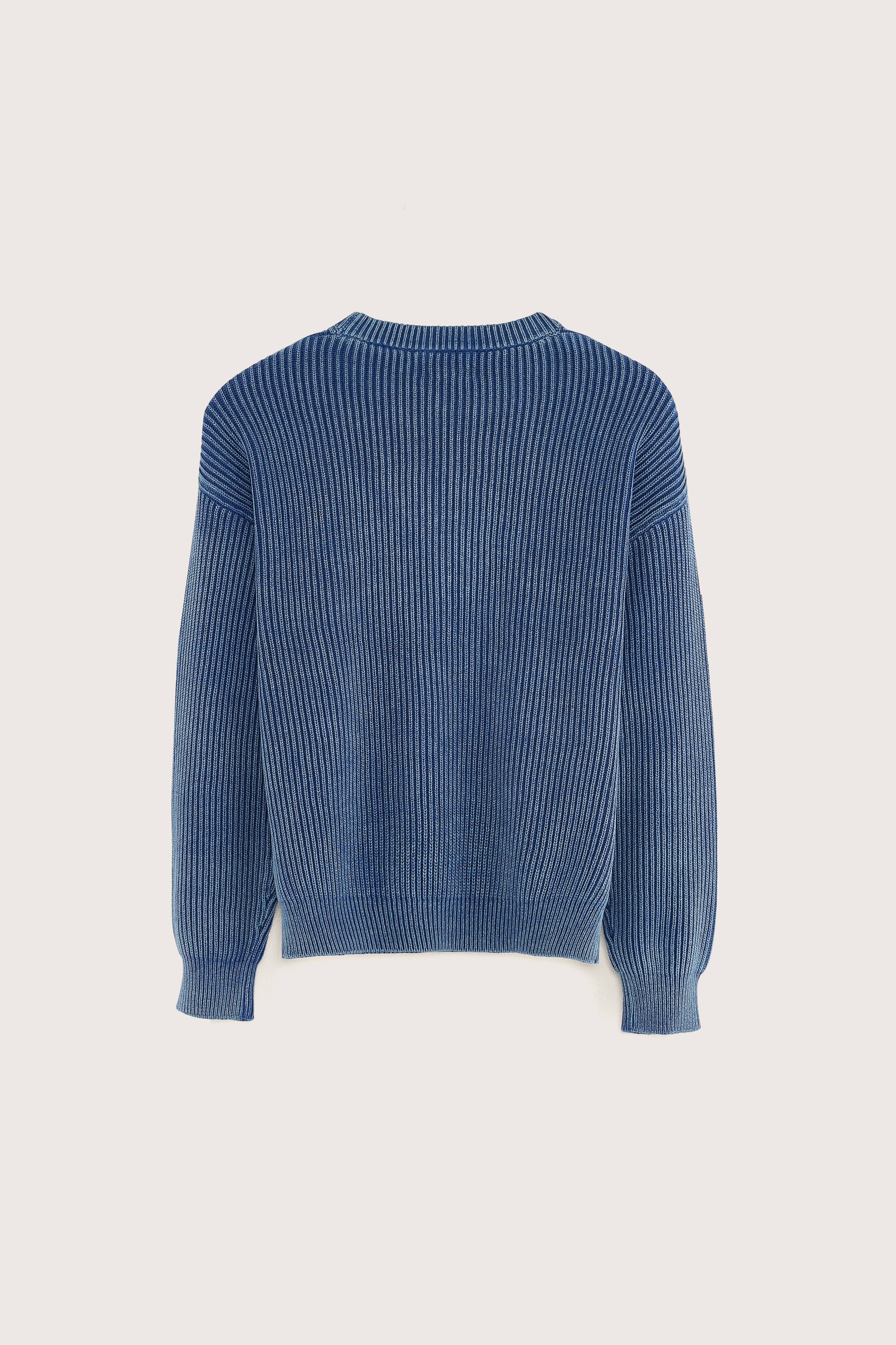 Gocca Crewneck Sweater - Denim For Boys | Bellerose